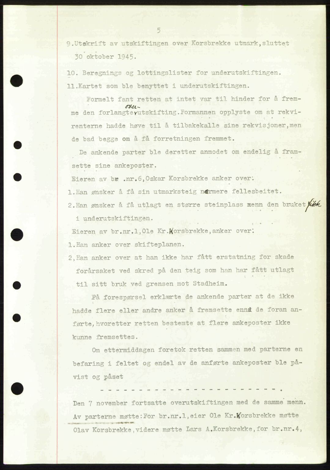 Nordre Sunnmøre sorenskriveri, AV/SAT-A-0006/1/2/2C/2Ca: Mortgage book no. A23, 1946-1947, Diary no: : 2135/1946