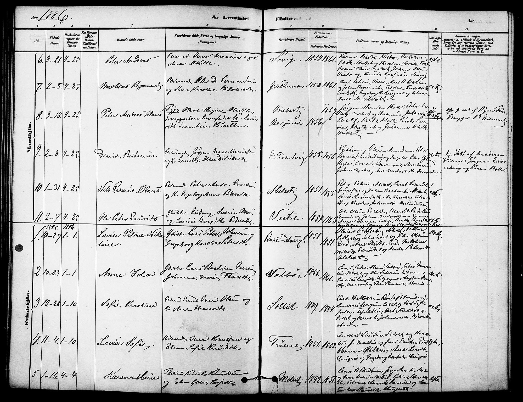 Ministerialprotokoller, klokkerbøker og fødselsregistre - Møre og Romsdal, SAT/A-1454/522/L0315: Parish register (official) no. 522A10, 1878-1890