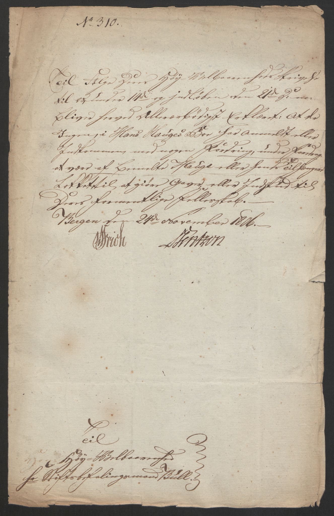 Justisdepartementet, Kommisjon i saken mot Hans Nielsen Hauge 1804, RA/S-1151/D/L0005: Hans Nielsen Hauges sak, 1813, p. 49