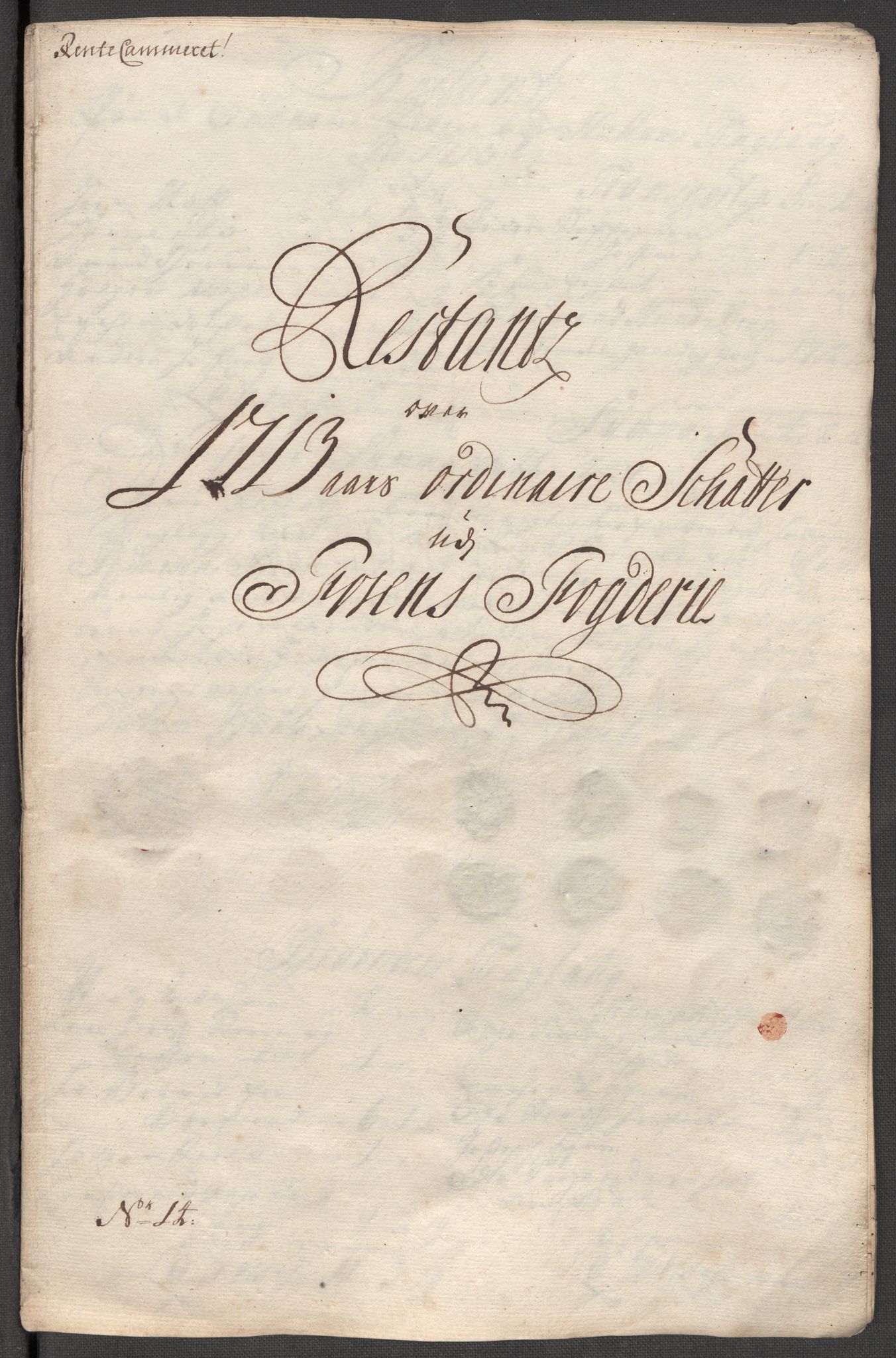 Rentekammeret inntil 1814, Reviderte regnskaper, Fogderegnskap, AV/RA-EA-4092/R57/L3861: Fogderegnskap Fosen, 1712-1713, p. 487