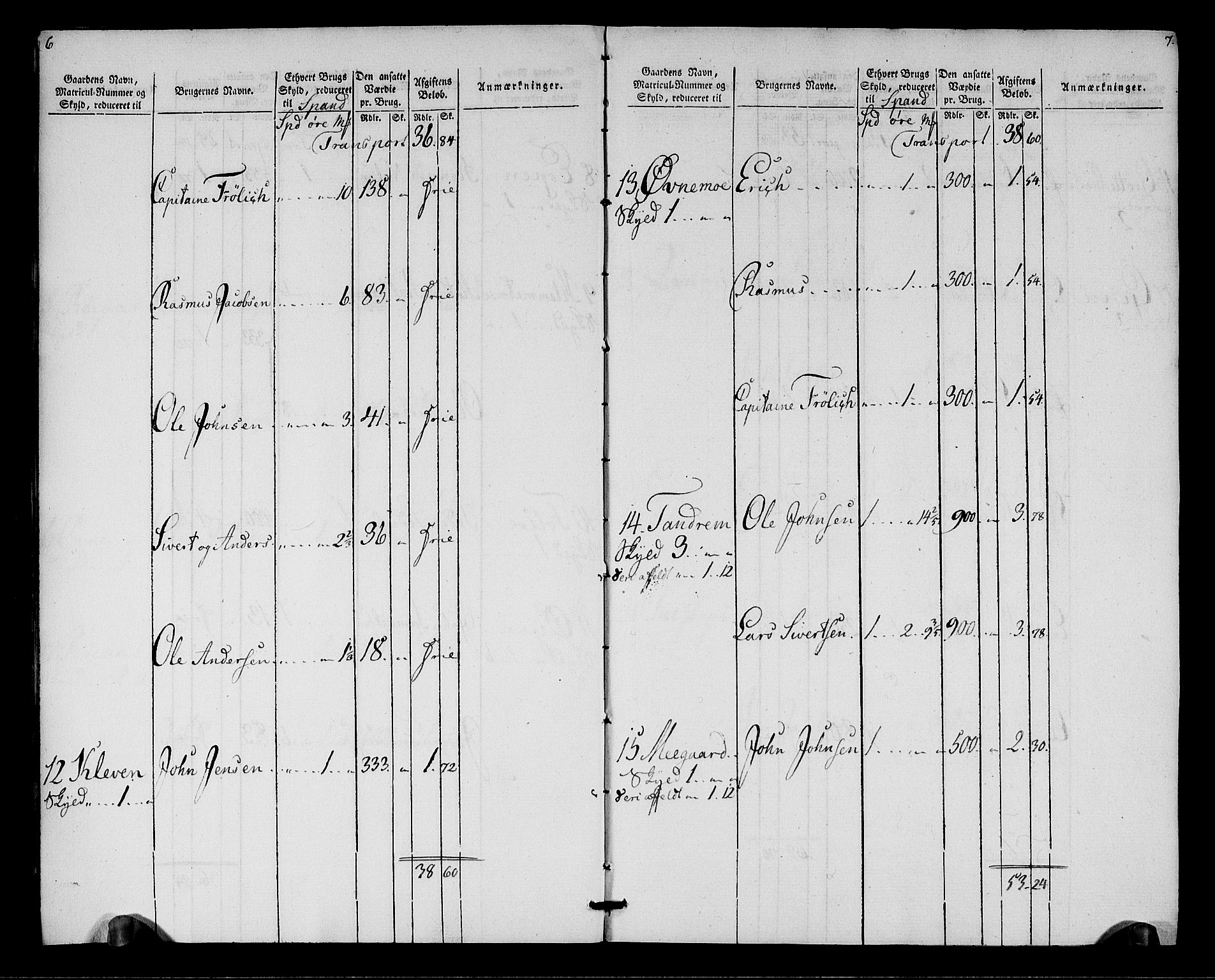 Rentekammeret inntil 1814, Realistisk ordnet avdeling, AV/RA-EA-4070/N/Ne/Nea/L0137: Orkdal og Gauldal fogderi. Oppebørselsregister for Orkdalen, 1803-1804, p. 5