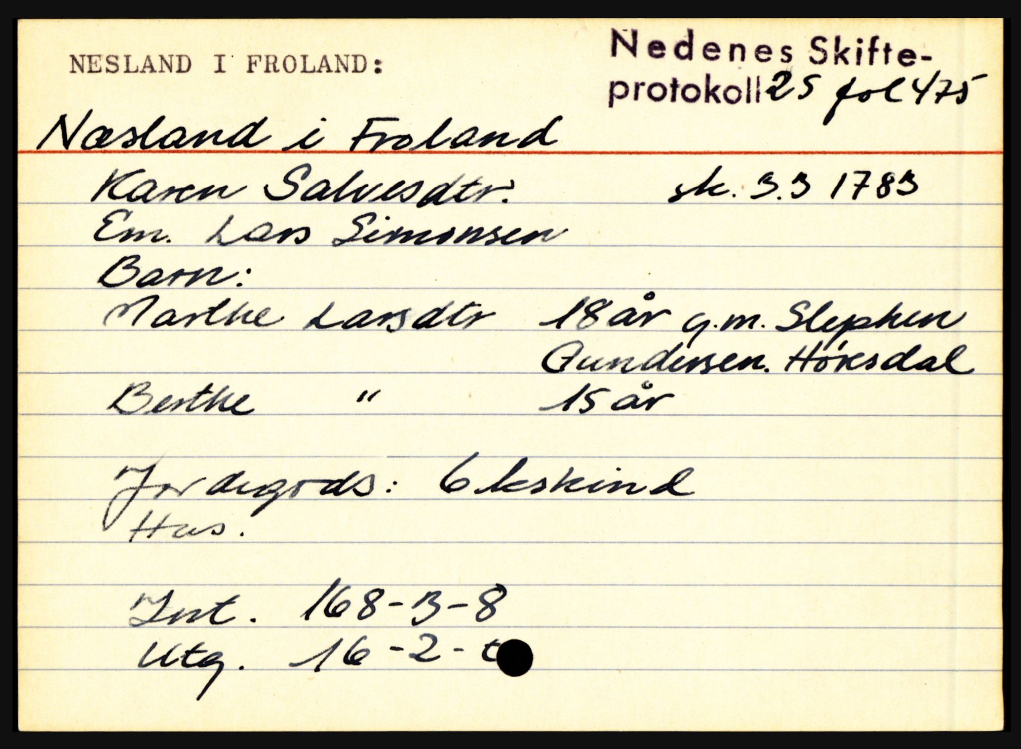 Nedenes sorenskriveri før 1824, AV/SAK-1221-0007/H, p. 22173