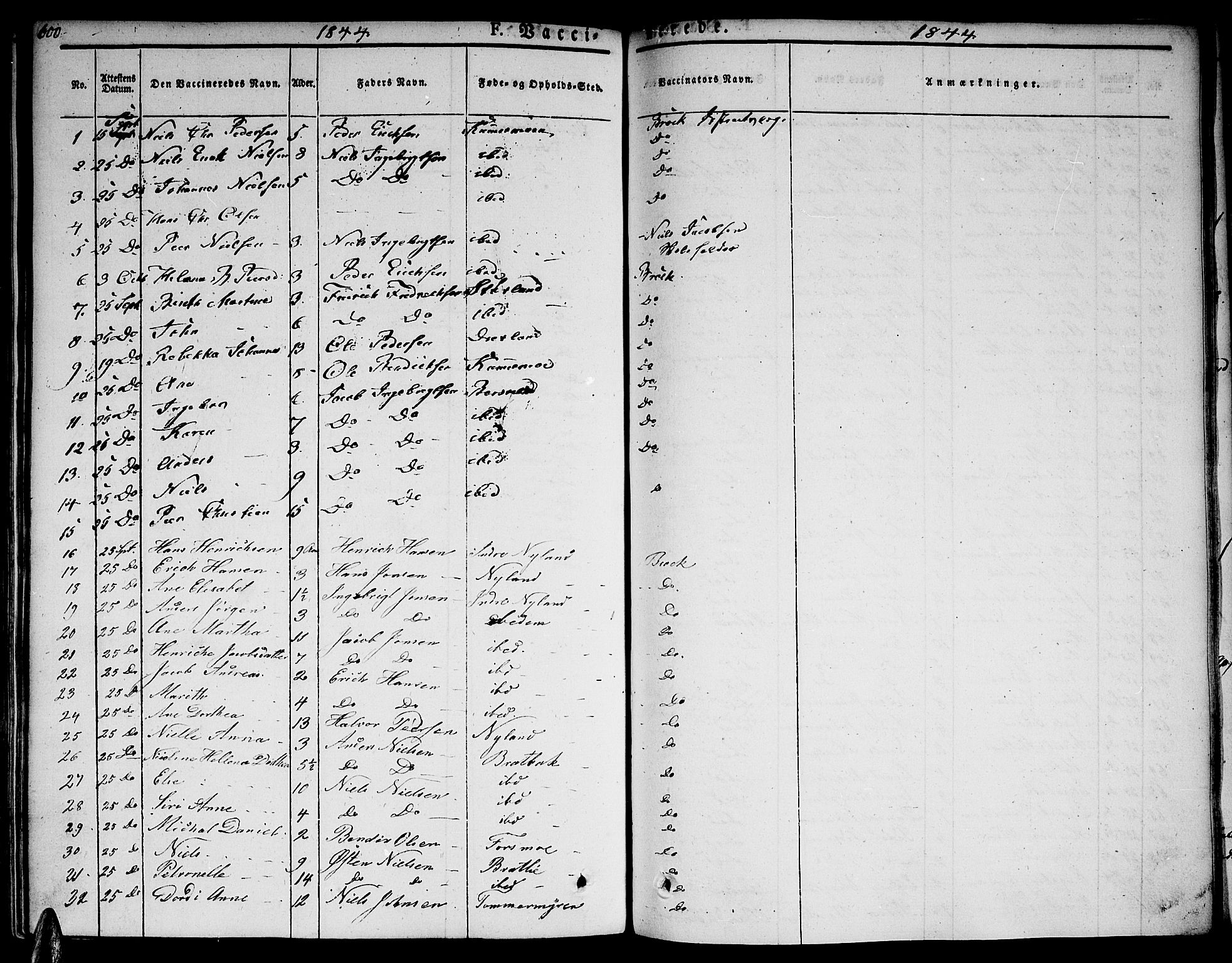 Ministerialprotokoller, klokkerbøker og fødselsregistre - Nordland, AV/SAT-A-1459/820/L0290: Parish register (official) no. 820A11, 1826-1845, p. 600