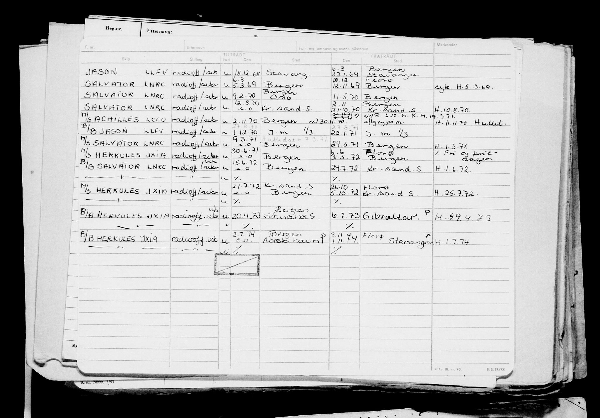 Direktoratet for sjømenn, RA/S-3545/G/Gb/L0081: Hovedkort, 1909, p. 636