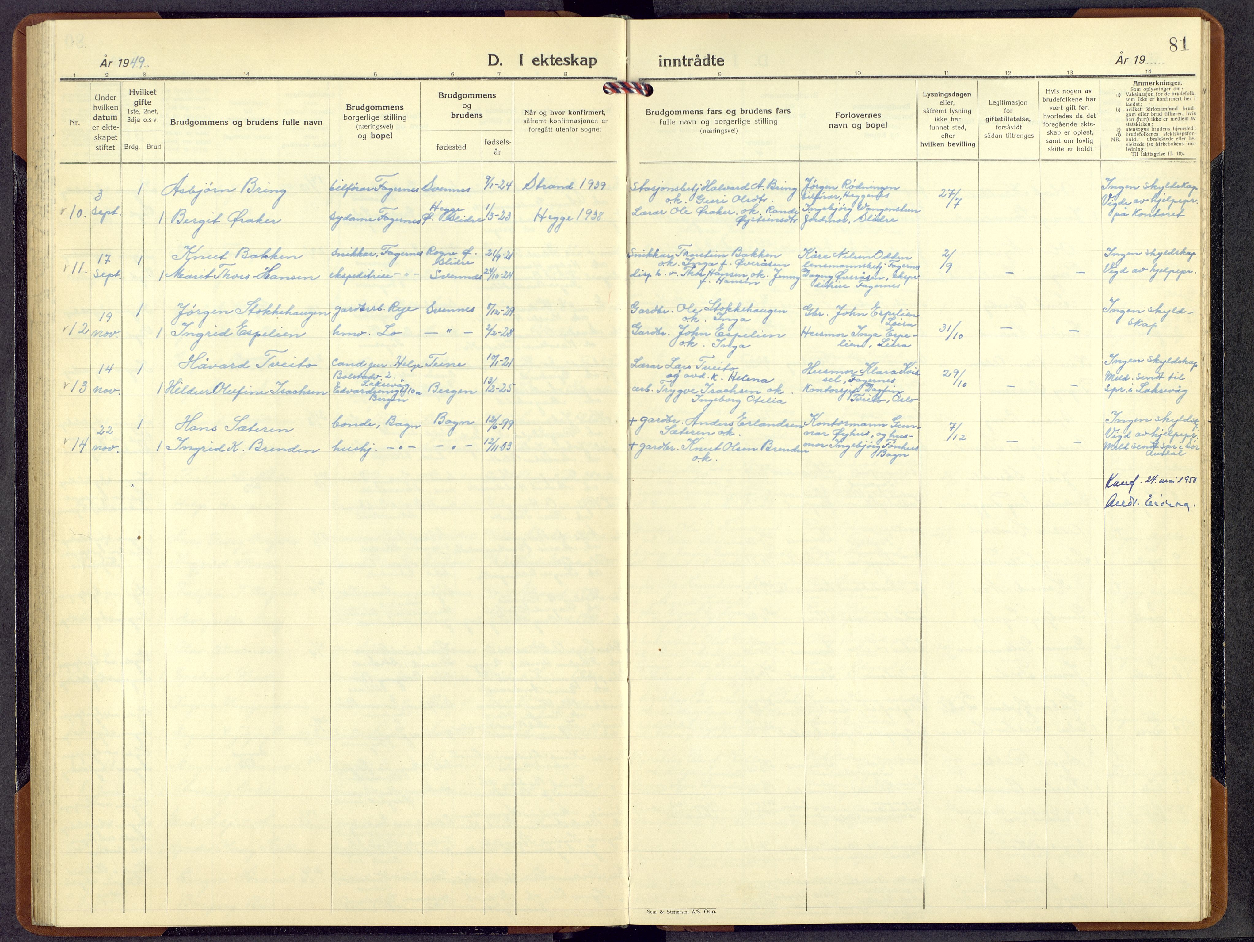 Nord-Aurdal prestekontor, AV/SAH-PREST-132/H/Ha/Hab/L0019: Parish register (copy) no. 19, 1943-1969, p. 80b-81a