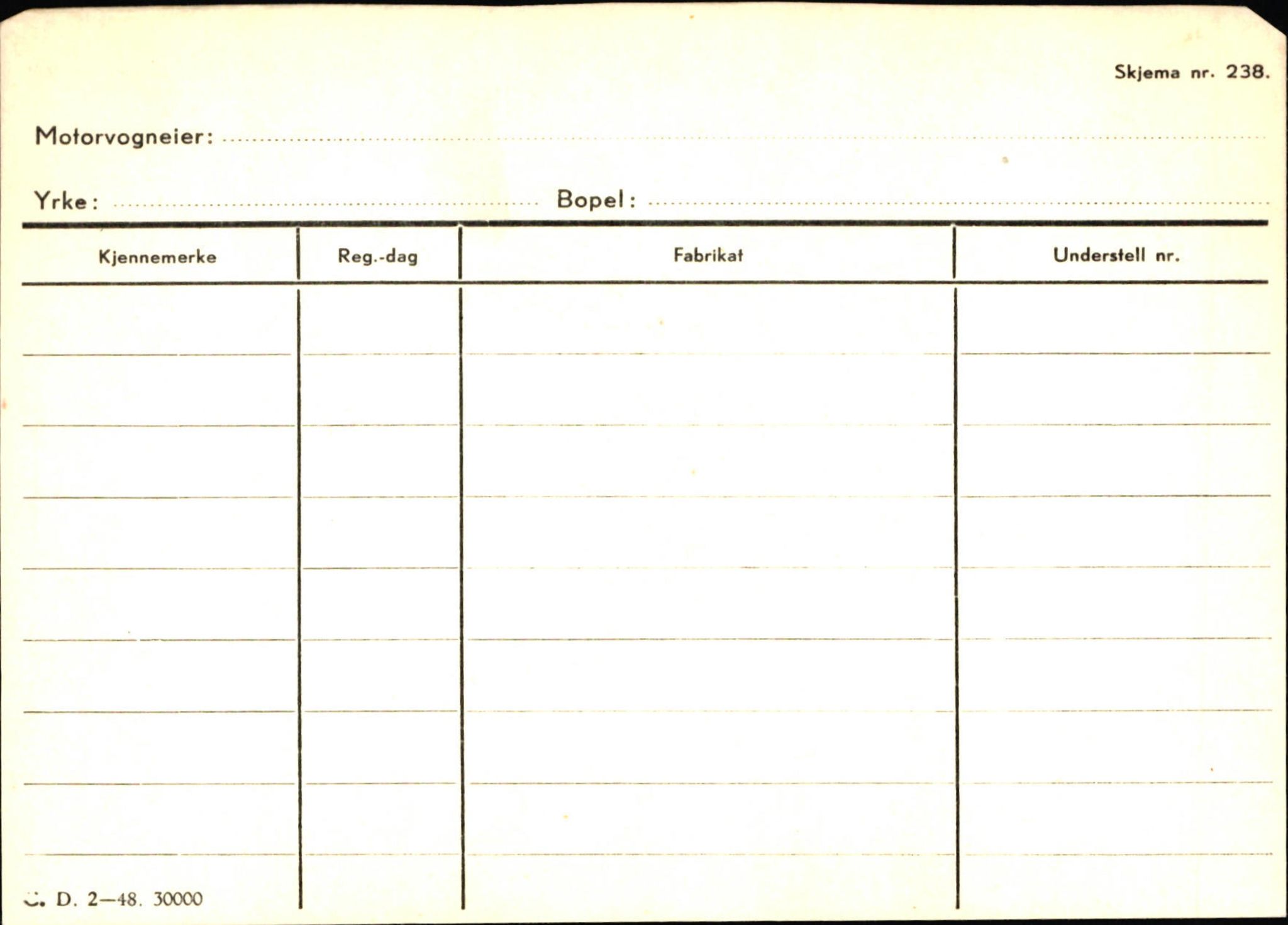 Statens vegvesen, Sogn og Fjordane vegkontor, SAB/A-5301/4/F/L0125: Eigarregister Sogndal V-Å. Aurland A-Å. Fjaler A-N, 1945-1975, p. 2040