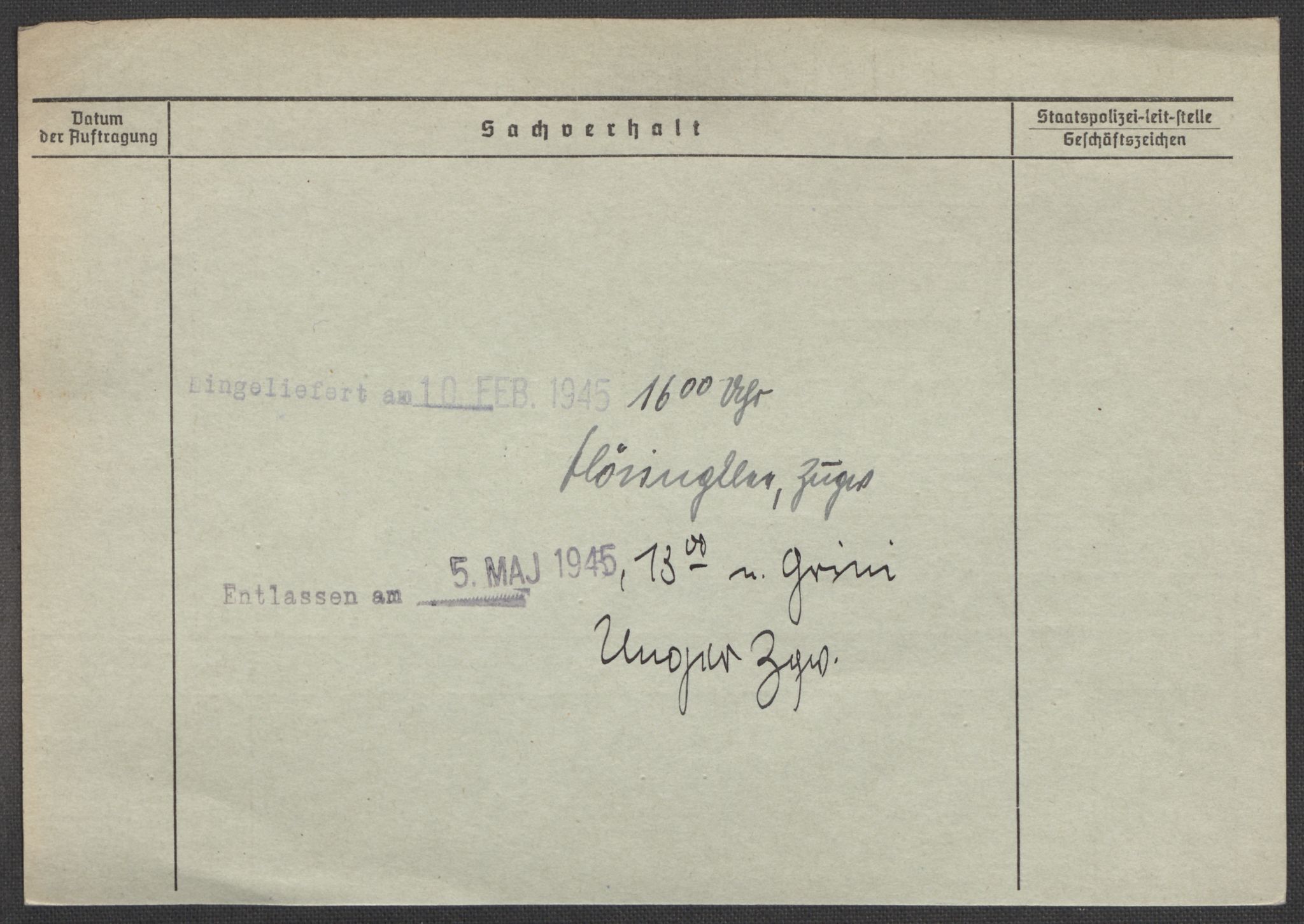 Befehlshaber der Sicherheitspolizei und des SD, AV/RA-RAFA-5969/E/Ea/Eaa/L0009: Register over norske fanger i Møllergata 19: Ru-Sy, 1940-1945, p. 1419