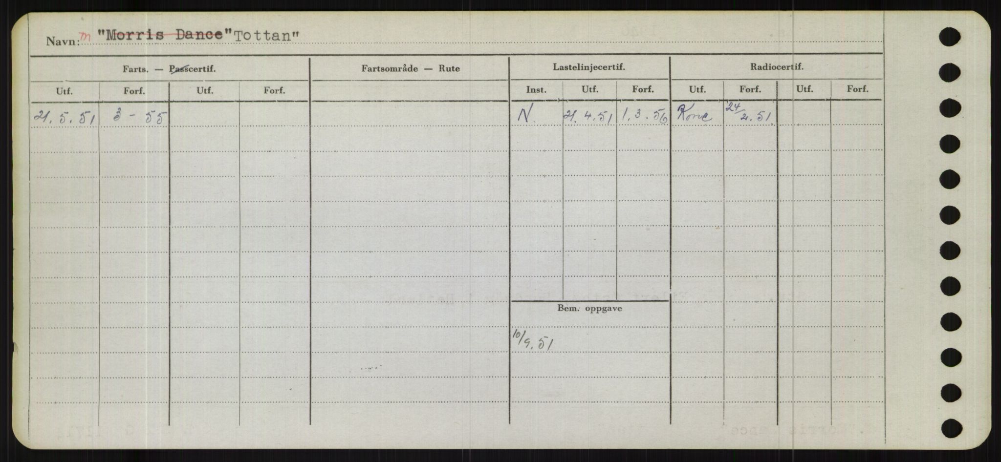 Sjøfartsdirektoratet med forløpere, Skipsmålingen, RA/S-1627/H/Hb/L0005: Fartøy, T-Å, p. 194