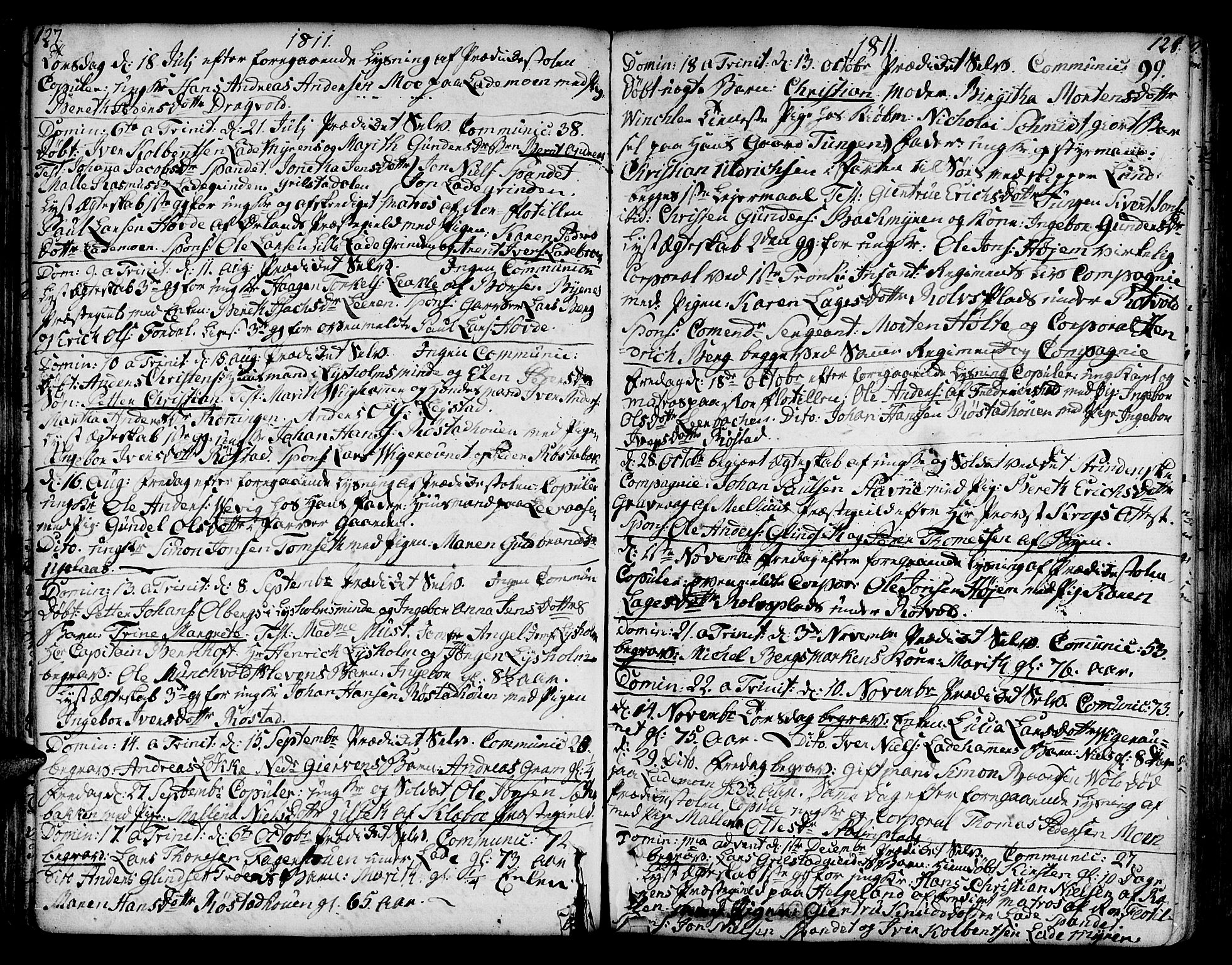 Ministerialprotokoller, klokkerbøker og fødselsregistre - Sør-Trøndelag, SAT/A-1456/606/L0280: Parish register (official) no. 606A02 /1, 1781-1817, p. 127-128