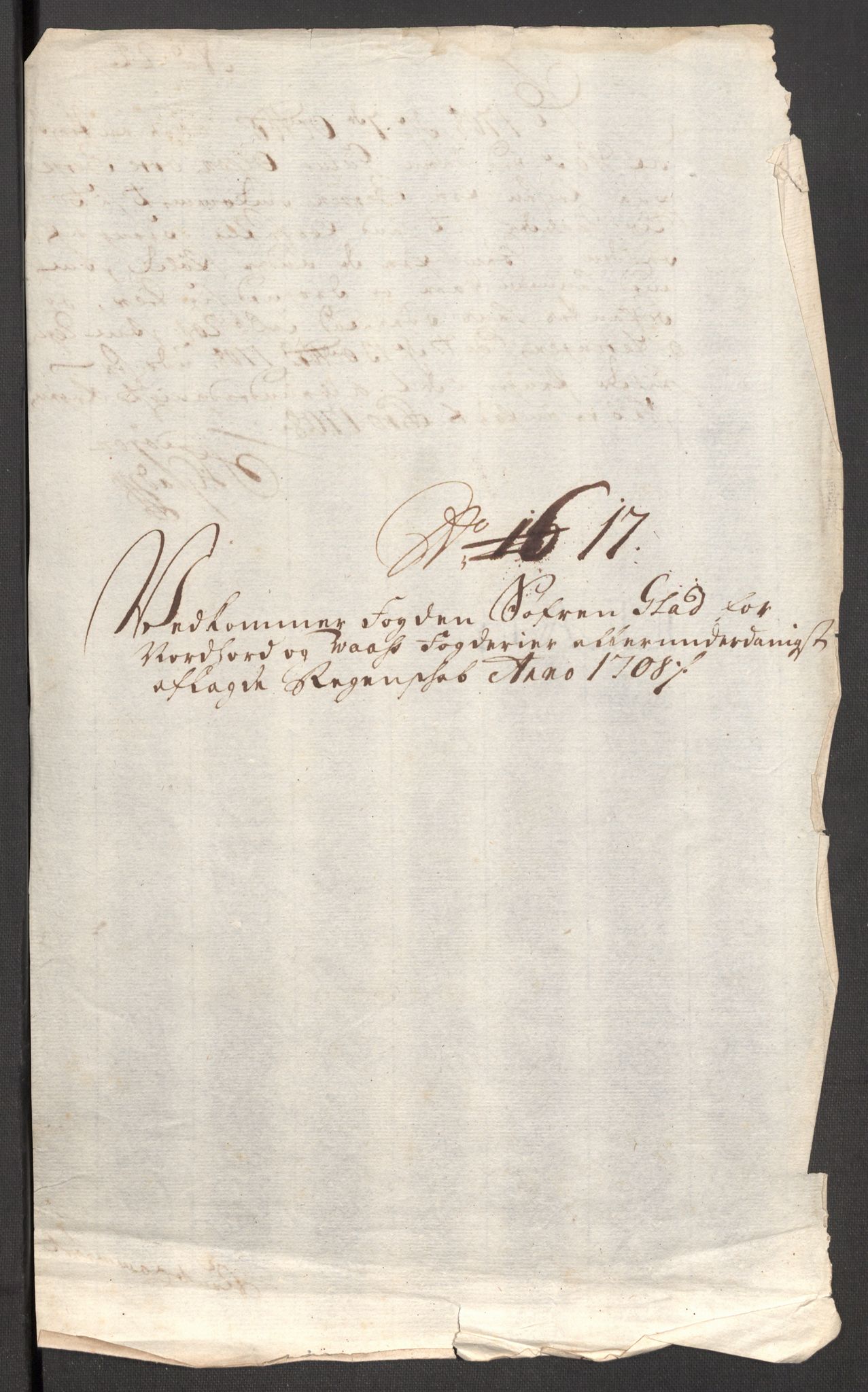 Rentekammeret inntil 1814, Reviderte regnskaper, Fogderegnskap, RA/EA-4092/R51/L3189: Fogderegnskap Nordhordland og Voss, 1708, p. 347