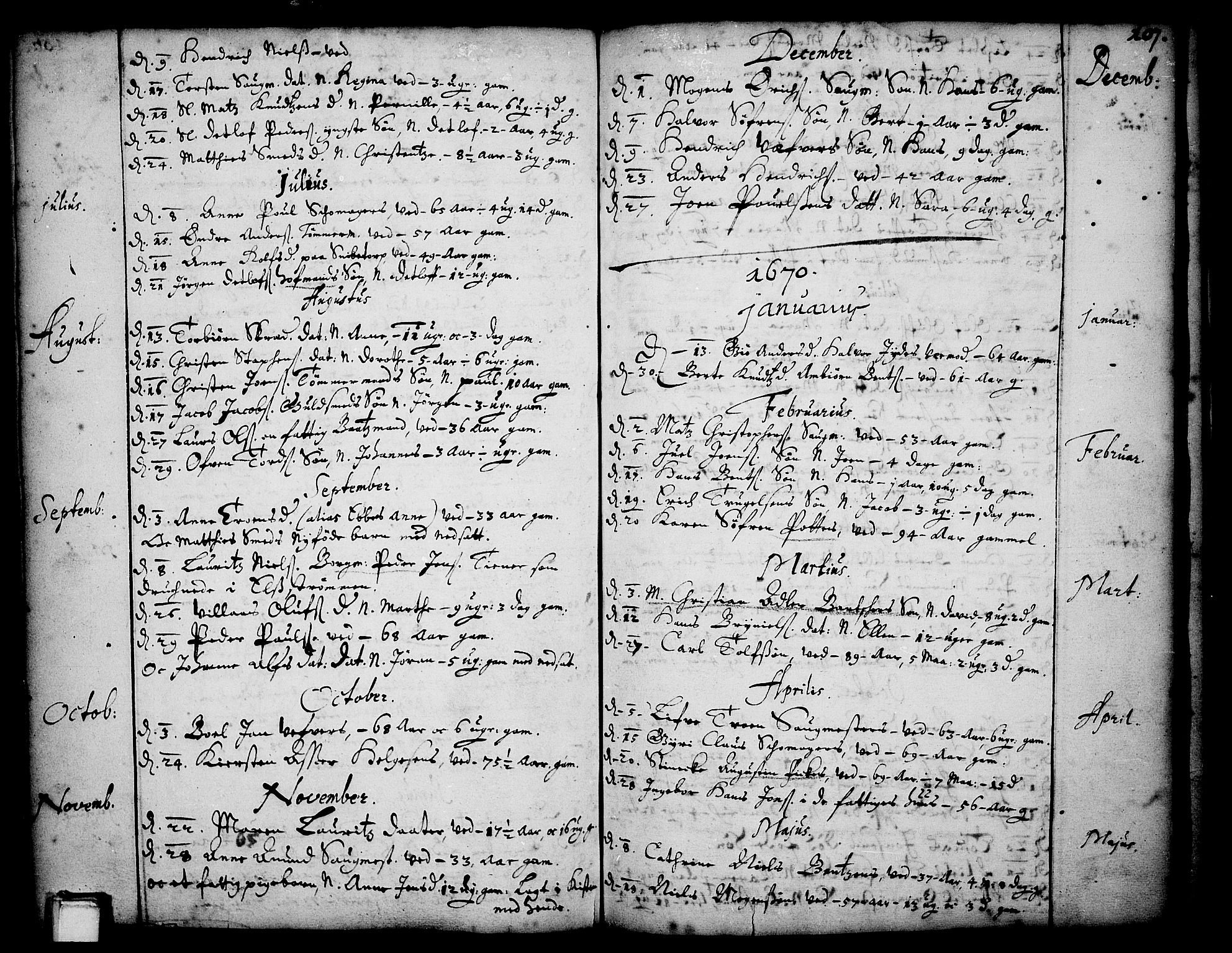 Skien kirkebøker, SAKO/A-302/F/Fa/L0001: Parish register (official) no. 1, 1659-1679, p. 107