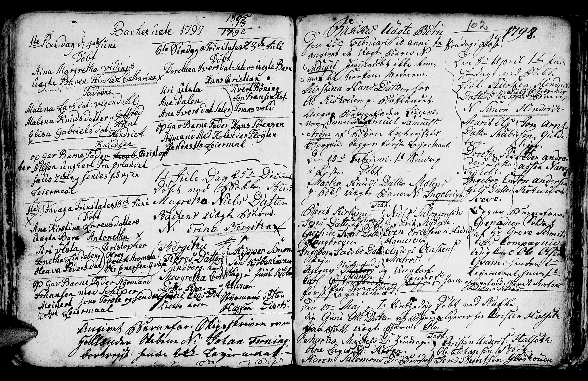 Ministerialprotokoller, klokkerbøker og fødselsregistre - Sør-Trøndelag, SAT/A-1456/604/L0218: Parish register (copy) no. 604C01, 1754-1819, p. 102