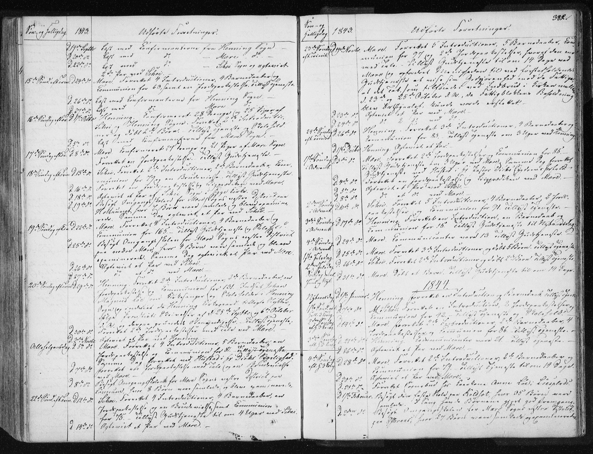 Ministerialprotokoller, klokkerbøker og fødselsregistre - Nord-Trøndelag, SAT/A-1458/735/L0339: Parish register (official) no. 735A06 /1, 1836-1848, p. 382
