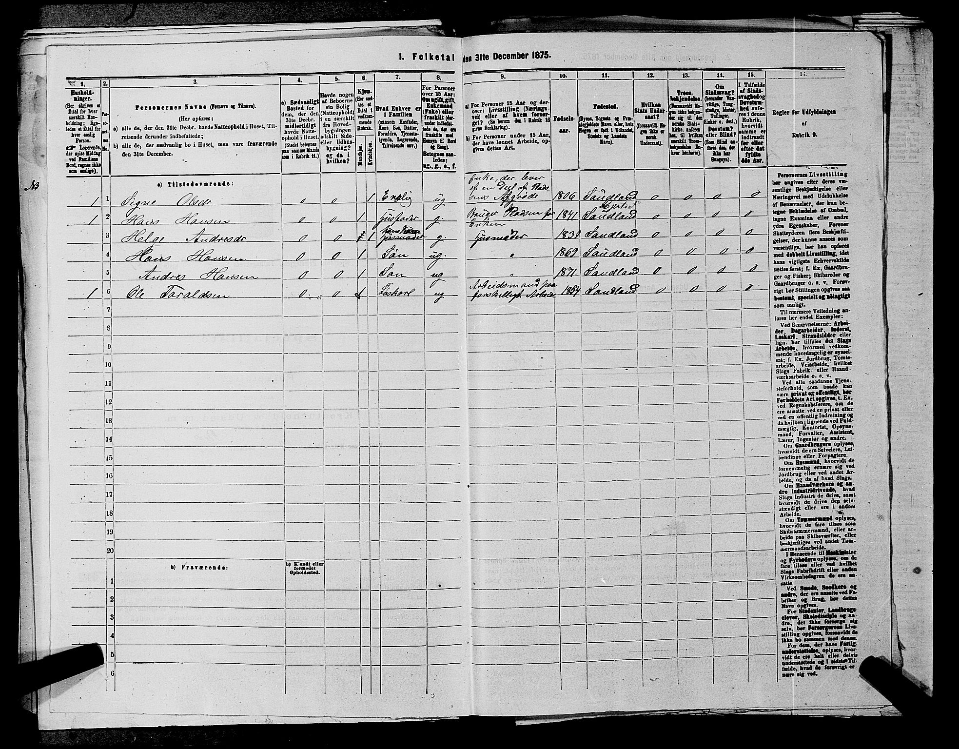 SAKO, 1875 census for 0827P Hjartdal, 1875, p. 638