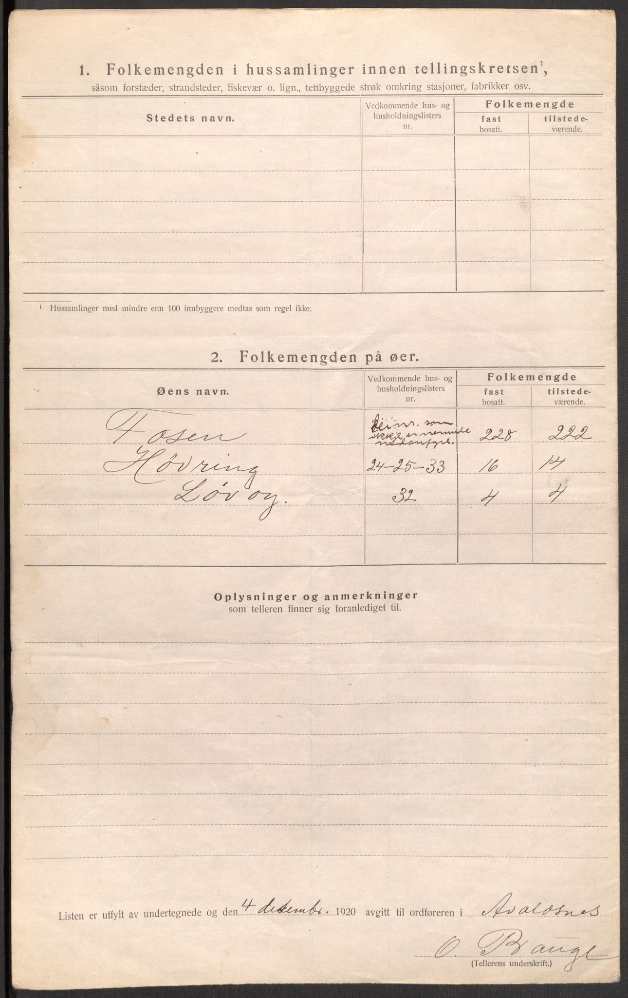 SAST, 1920 census for Avaldsnes, 1920, p. 25