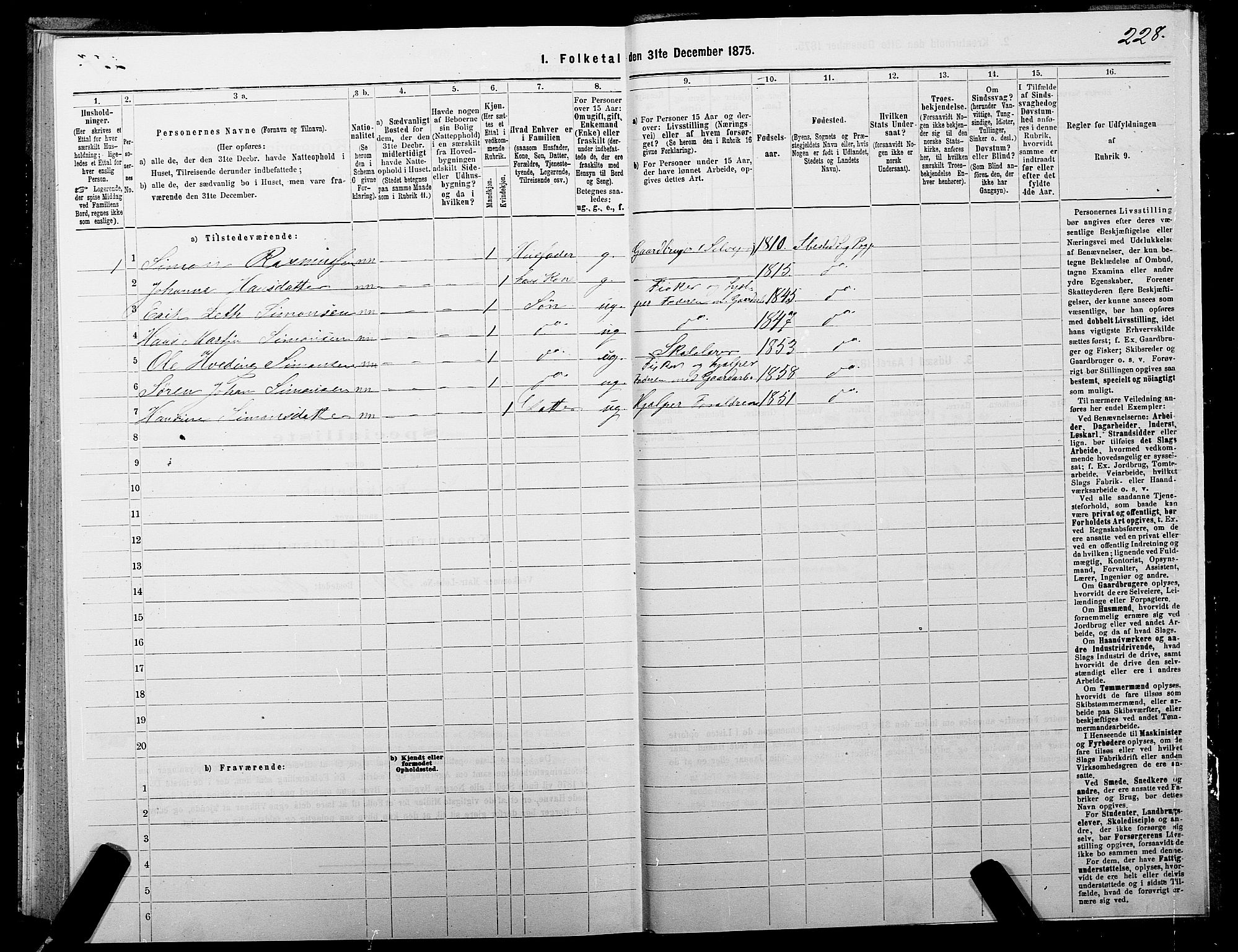 SATØ, 1875 census for 1917P Ibestad, 1875, p. 5228