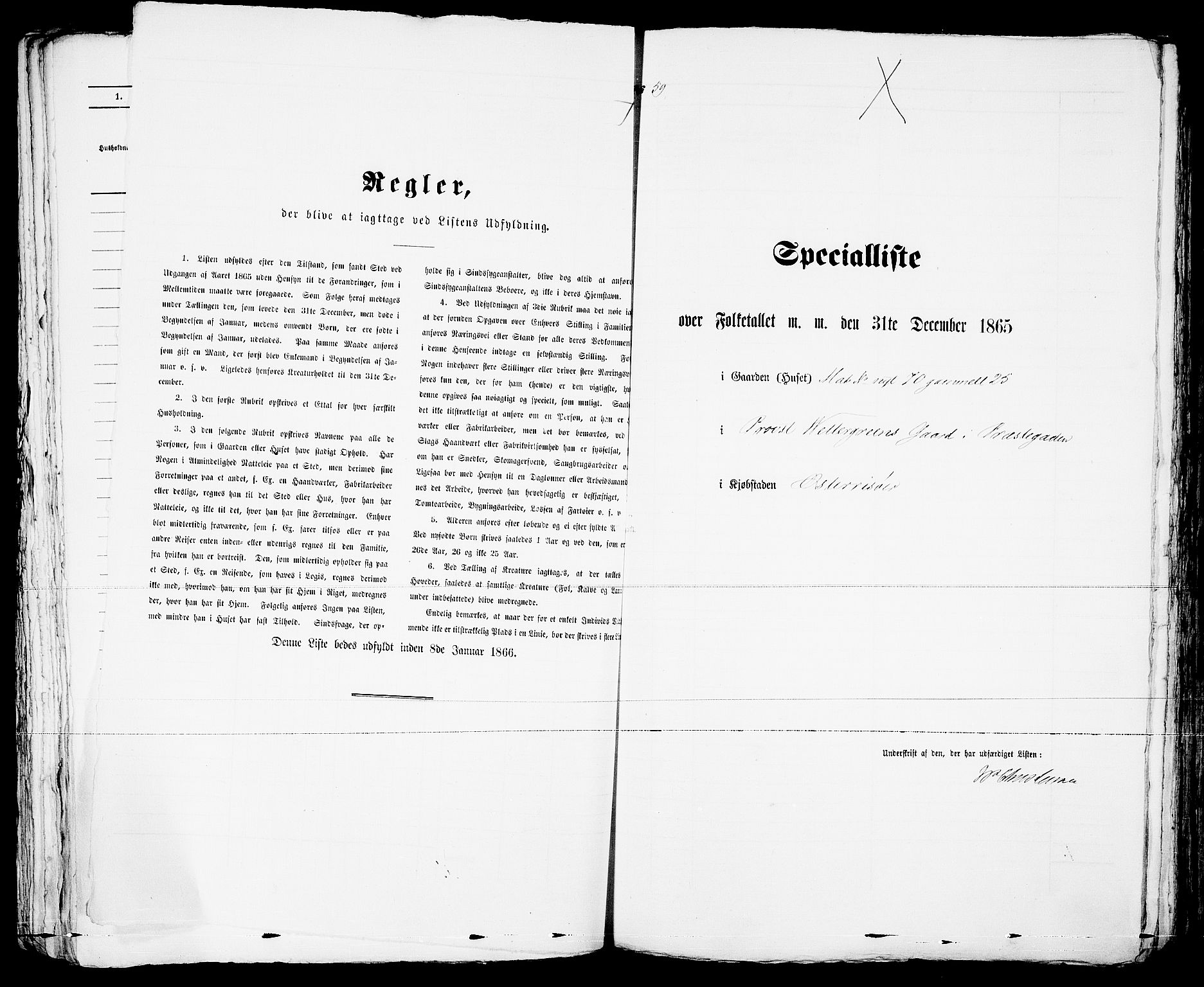 RA, 1865 census for Risør/Risør, 1865, p. 125