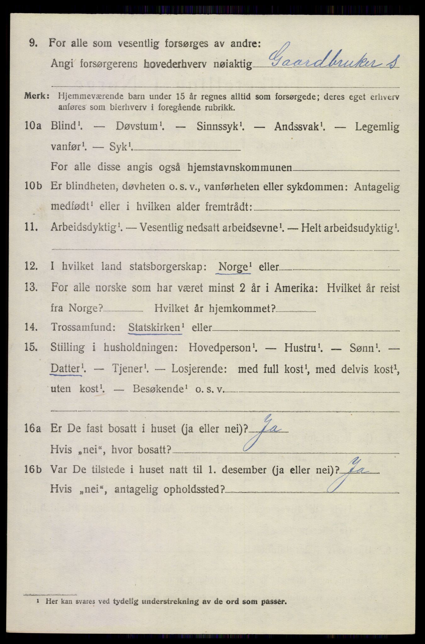 SAKO, 1920 census for Holla, 1920, p. 4546