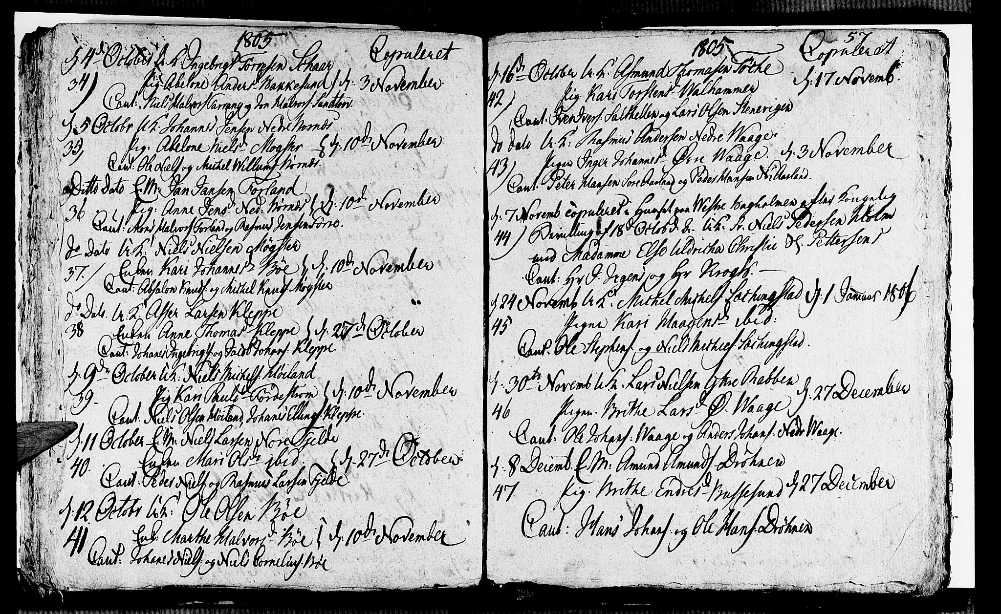 Sund sokneprestembete, AV/SAB-A-99930: Parish register (official) no. A 8, 1788-1815, p. 57