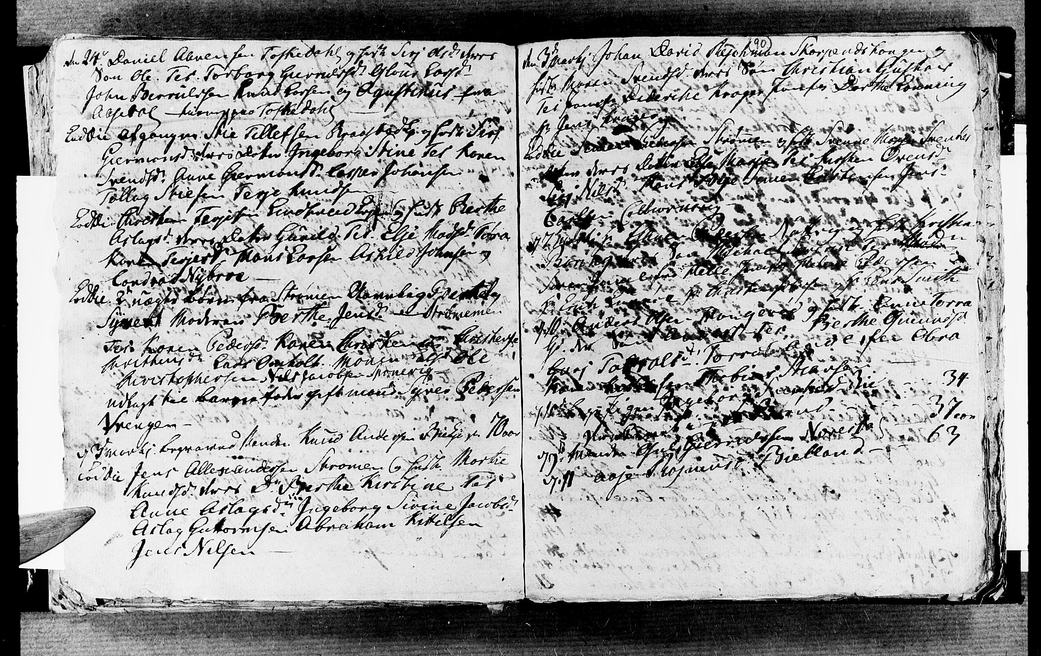 Øyestad sokneprestkontor, AV/SAK-1111-0049/F/Fb/L0002: Parish register (copy) no. B 2, 1795-1807, p. 90