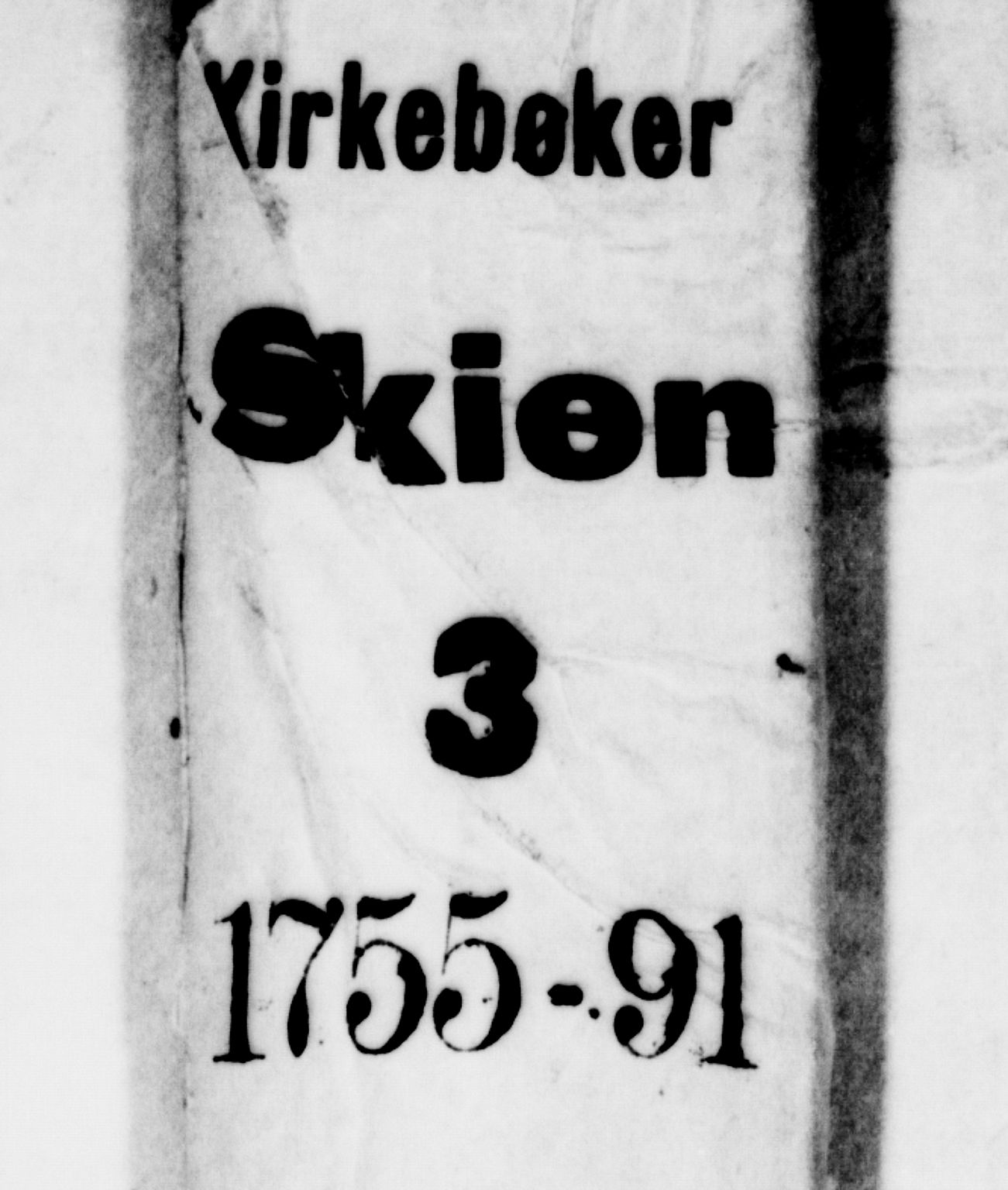 Skien kirkebøker, SAKO/A-302/G/Ga/L0001: Parish register (copy) no. 1, 1756-1791