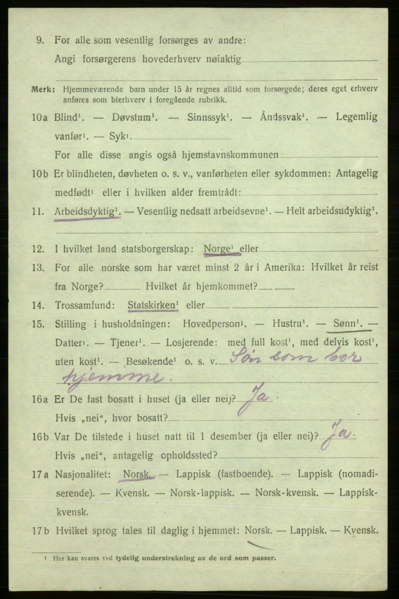 SATØ, 1920 census for Måsøy, 1920, p. 2919