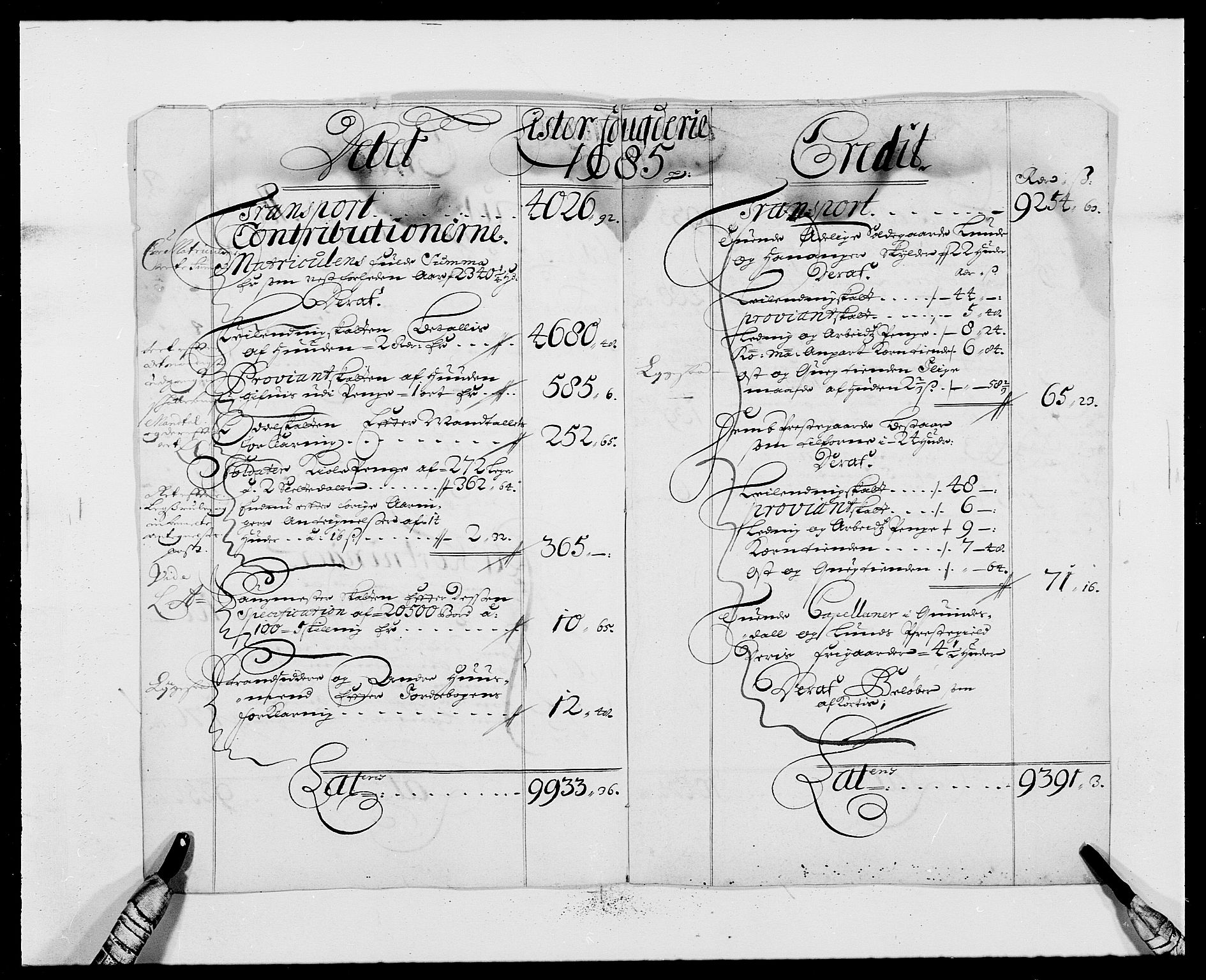 Rentekammeret inntil 1814, Reviderte regnskaper, Fogderegnskap, AV/RA-EA-4092/R41/L2533: Fogderegnskap Lista, 1684-1685, p. 158