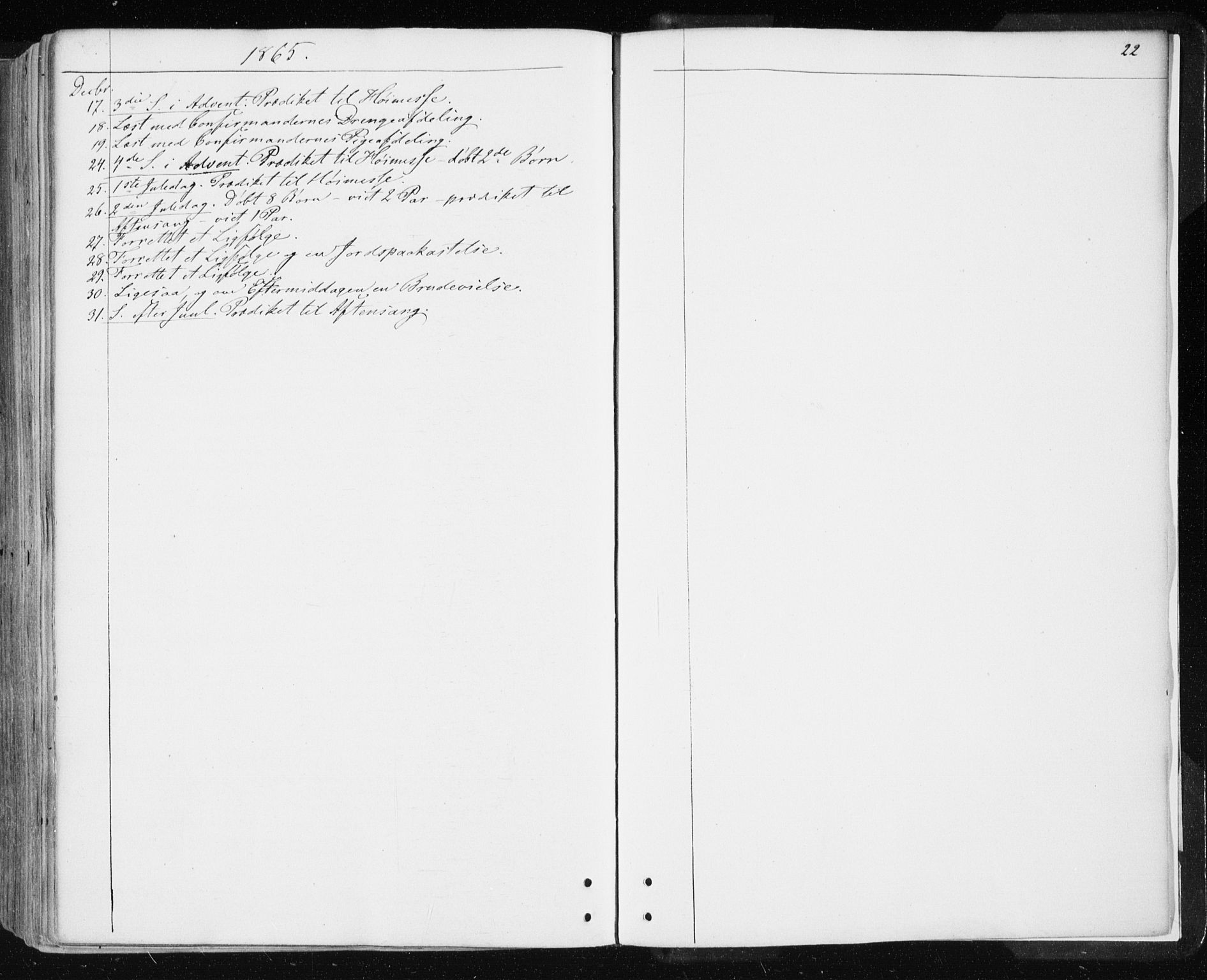 Ministerialprotokoller, klokkerbøker og fødselsregistre - Sør-Trøndelag, AV/SAT-A-1456/601/L0053: Parish register (official) no. 601A21, 1857-1865, p. 22