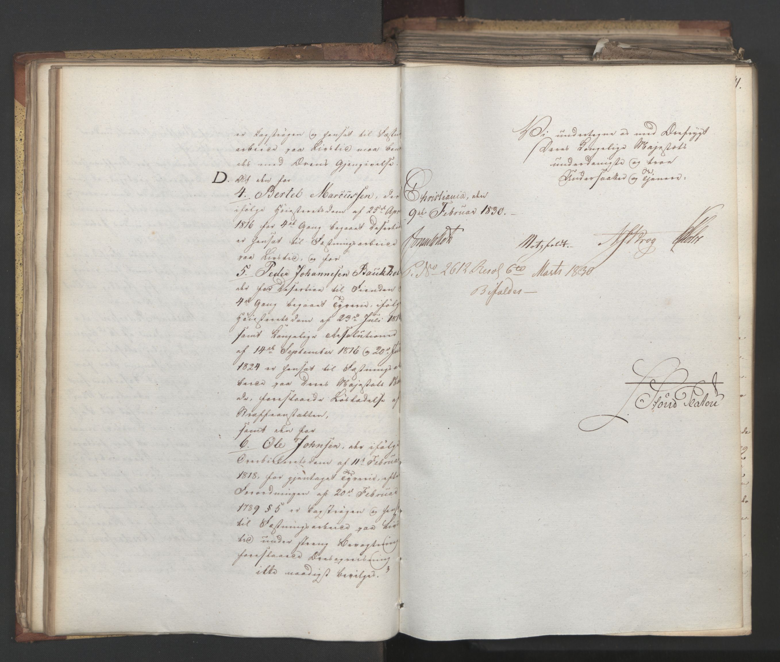 Statsrådsavdelingen i Stockholm, AV/RA-S-1003/D/Da/L0064: Regjeringsinnstillinger nr. 1890-2019, 1830, p. 81