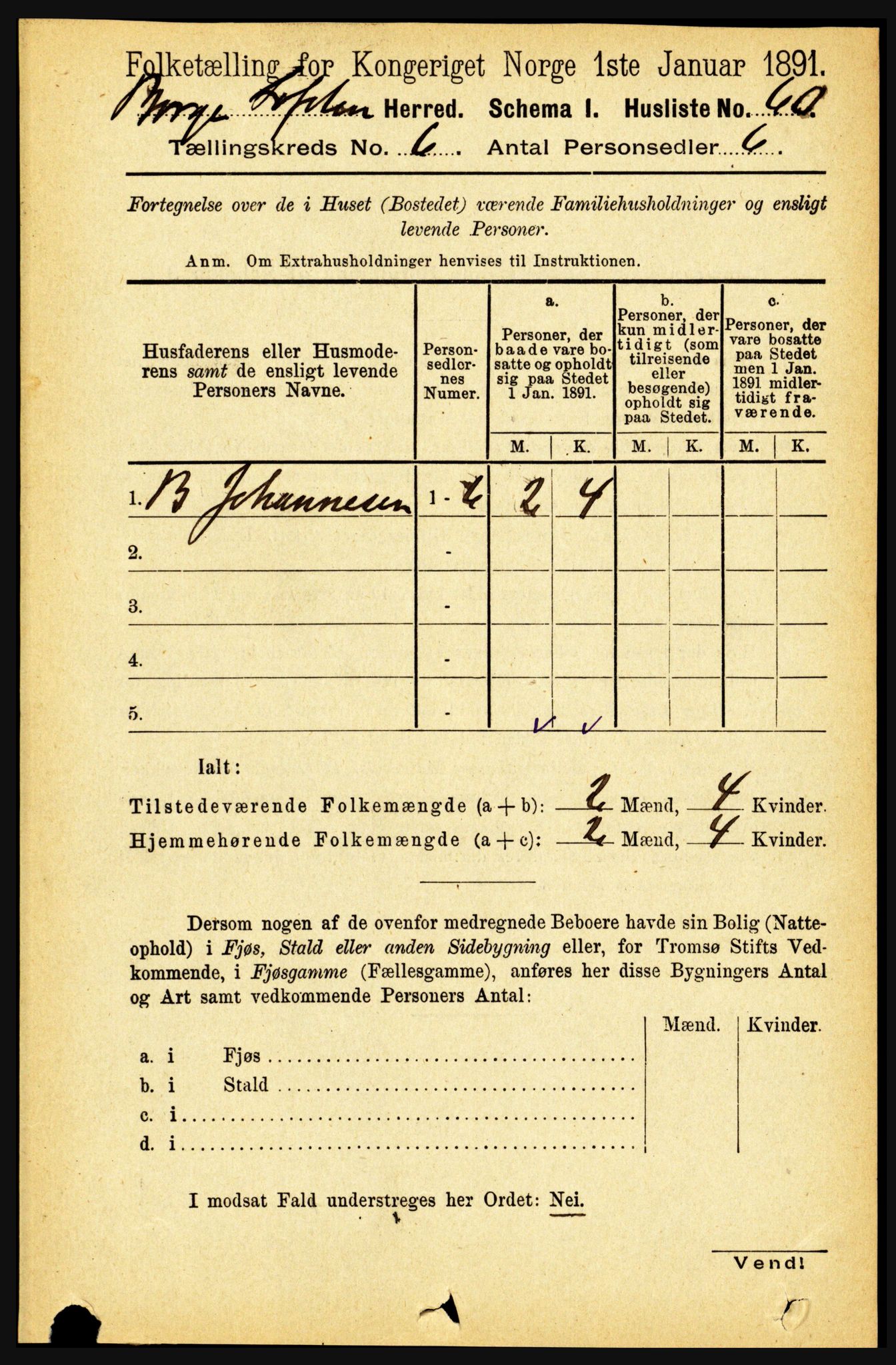 RA, 1891 census for 1862 Borge, 1891, p. 3932