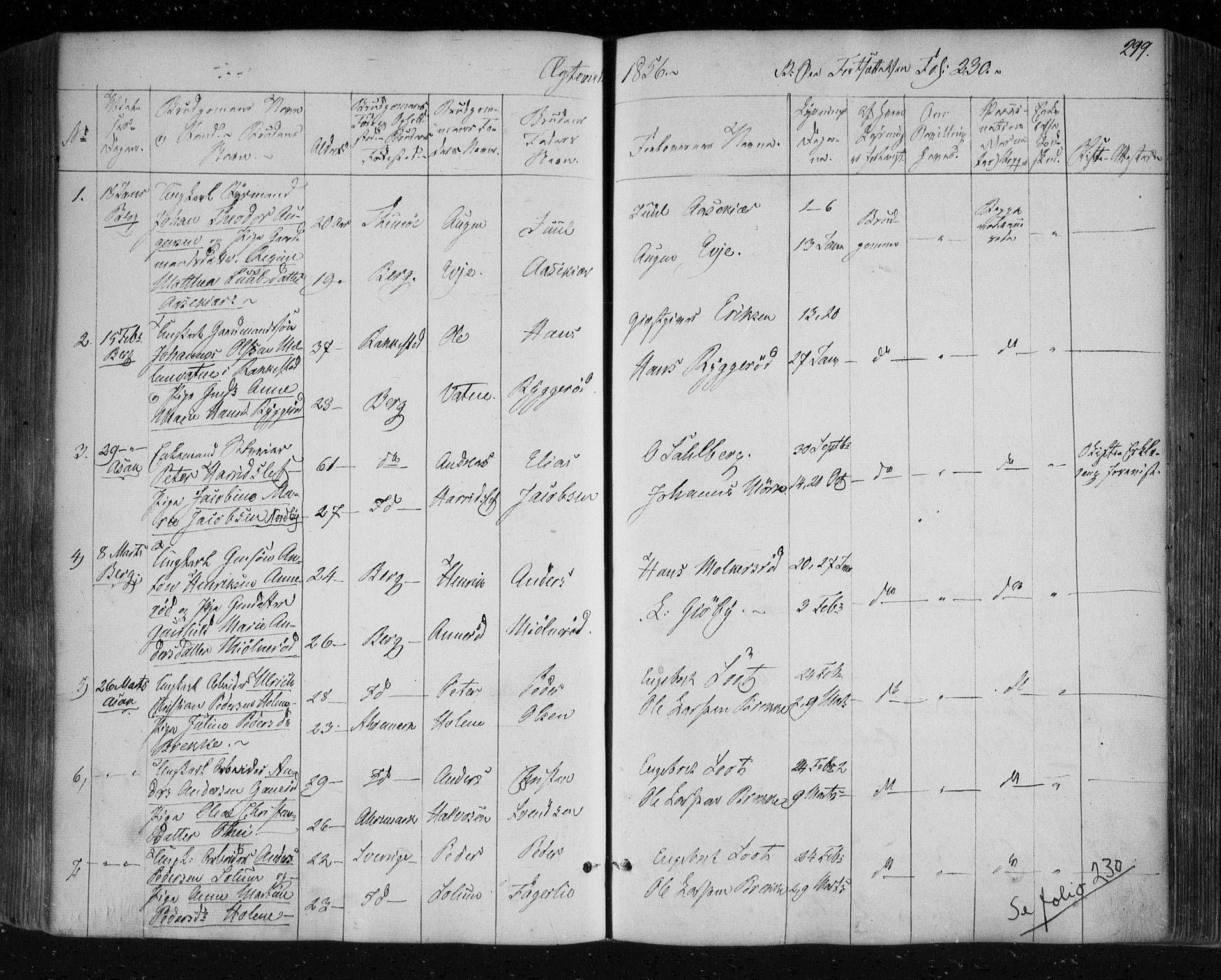 Berg prestekontor Kirkebøker, SAO/A-10902/F/Fa/L0004: Parish register (official) no. I 4, 1843-1860, p. 299