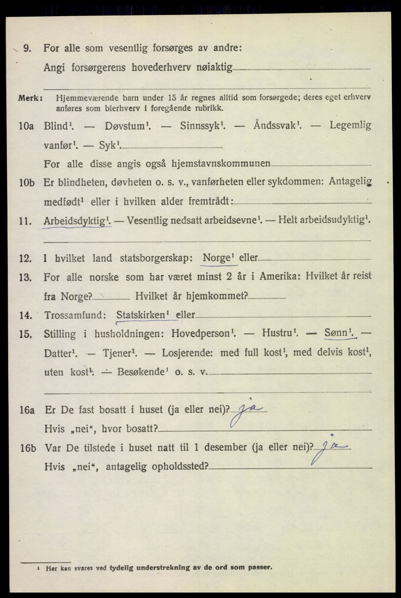 SAH, 1920 census for Sør-Odal, 1920, p. 12182