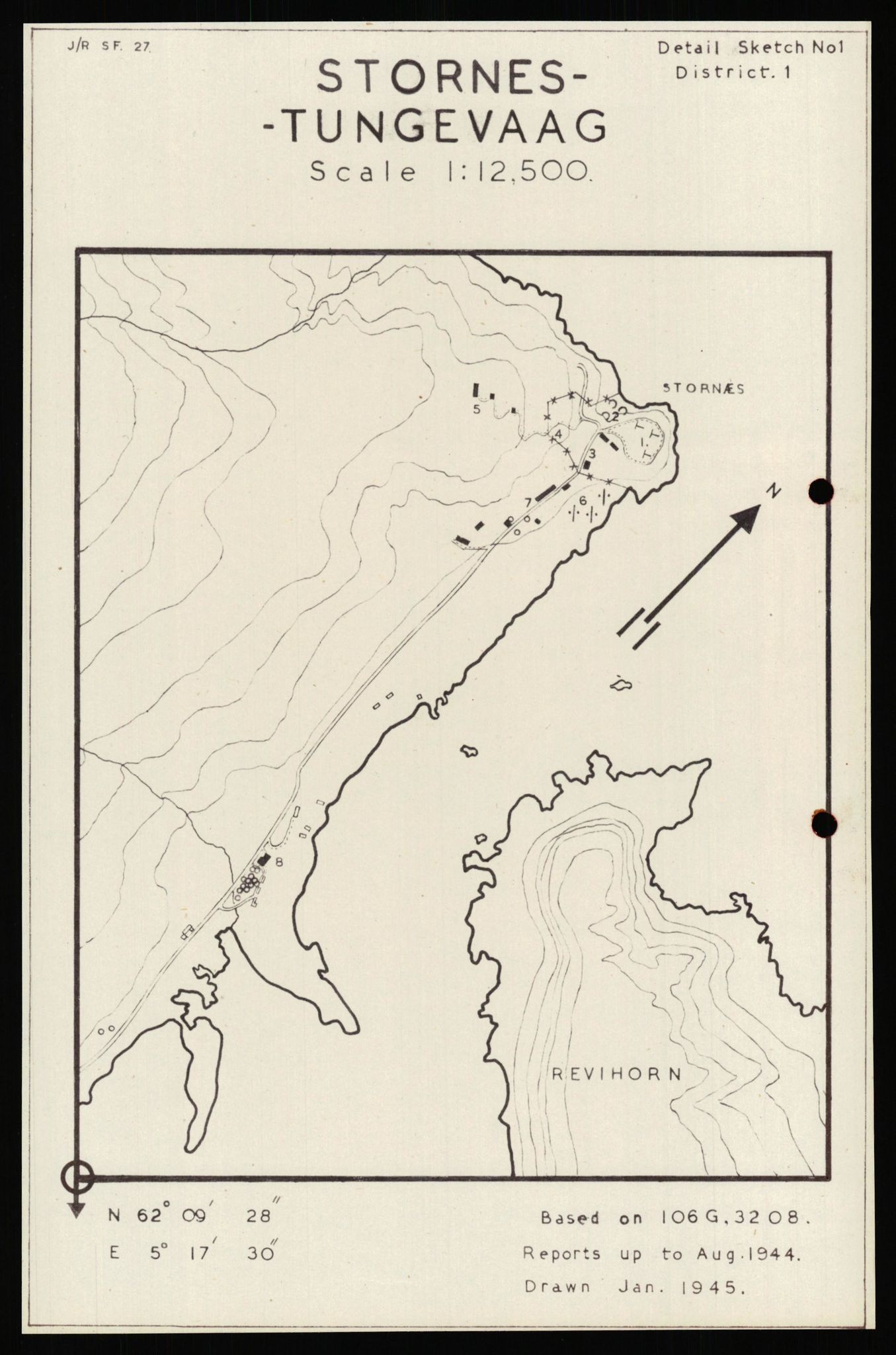 Forsvaret, Forsvarets overkommando II, AV/RA-RAFA-3915/D/Dd/L0017: Sogn og Fjordane / Hordaland, 1943-1945, p. 41