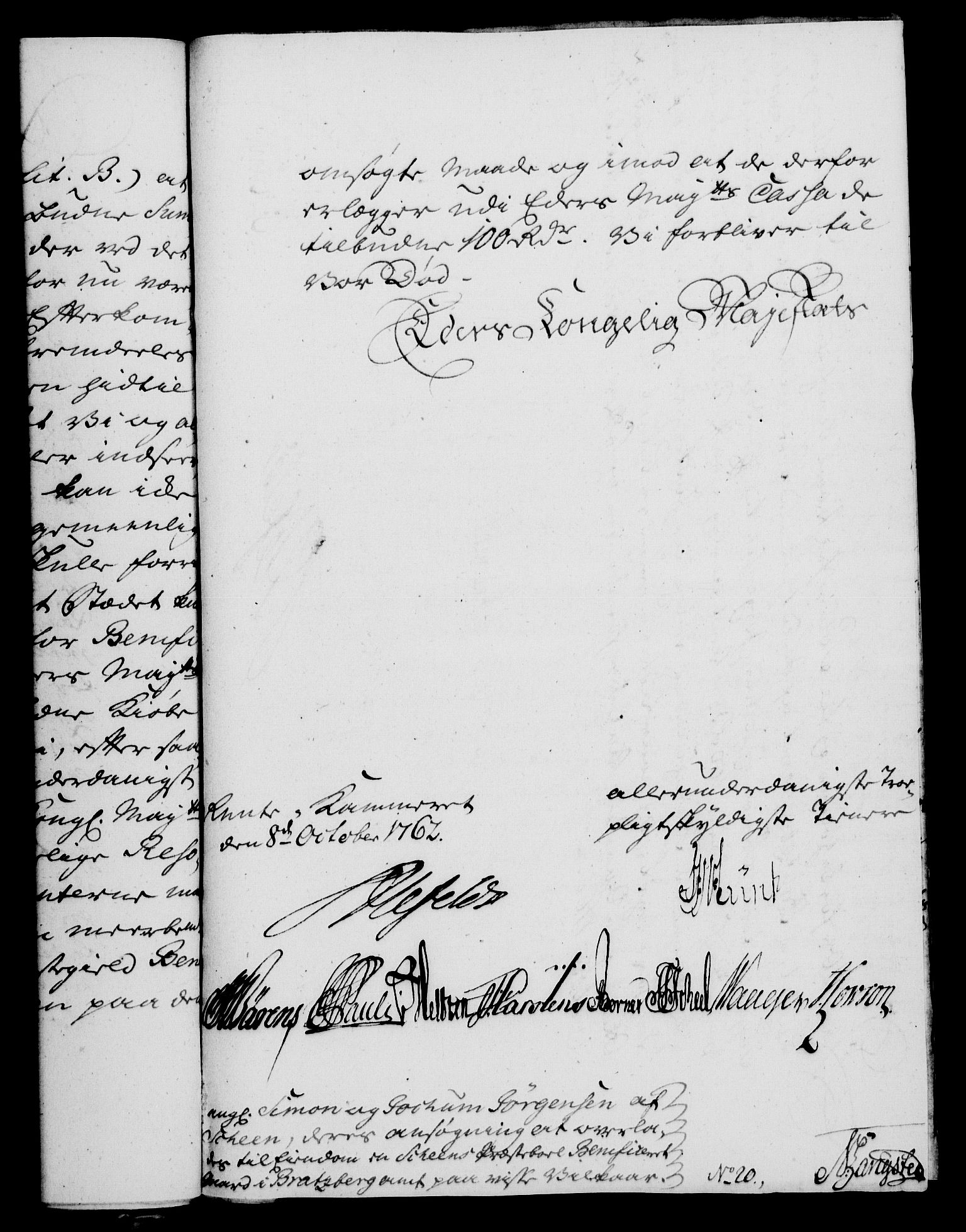 Rentekammeret, Kammerkanselliet, AV/RA-EA-3111/G/Gf/Gfa/L0044: Norsk relasjons- og resolusjonsprotokoll (merket RK 52.44), 1762, p. 459