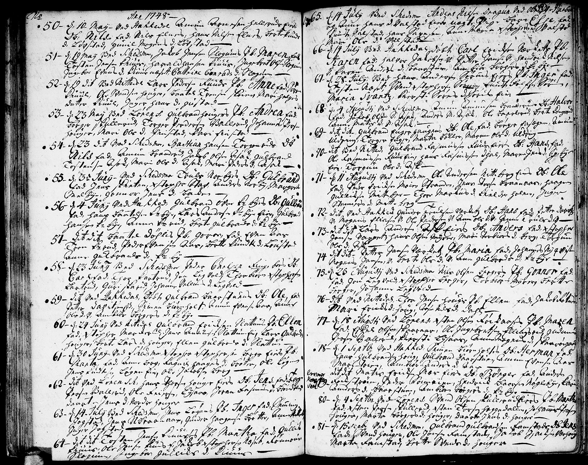 Skedsmo prestekontor Kirkebøker, AV/SAO-A-10033a/F/Fa/L0003: Parish register (official) no. I 3, 1737-1759, p. 49