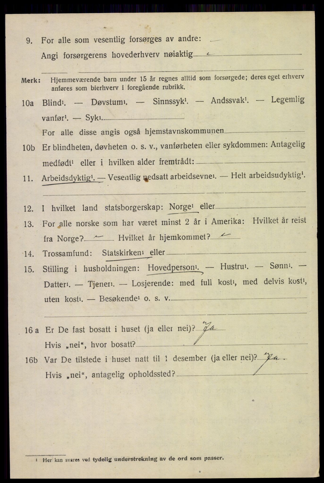 SAH, 1920 census for Folldal, 1920, p. 838