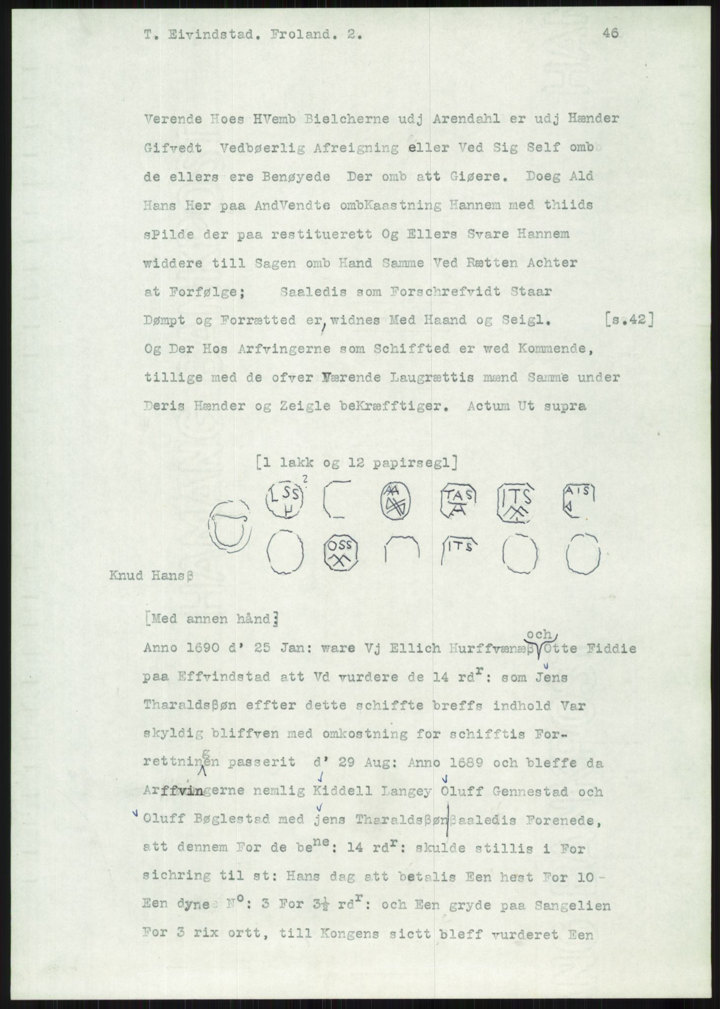 Samlinger til kildeutgivelse, Diplomavskriftsamlingen, AV/RA-EA-4053/H/Ha, p. 1799