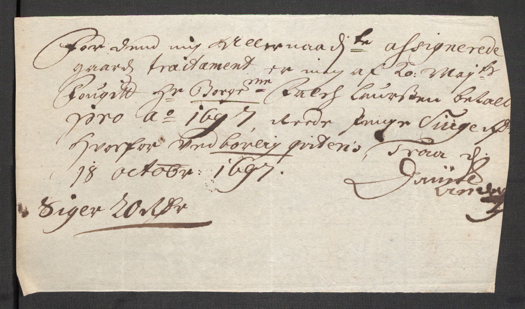 Rentekammeret inntil 1814, Reviderte regnskaper, Fogderegnskap, AV/RA-EA-4092/R48/L2977: Fogderegnskap Sunnhordland og Hardanger, 1697-1698, p. 112