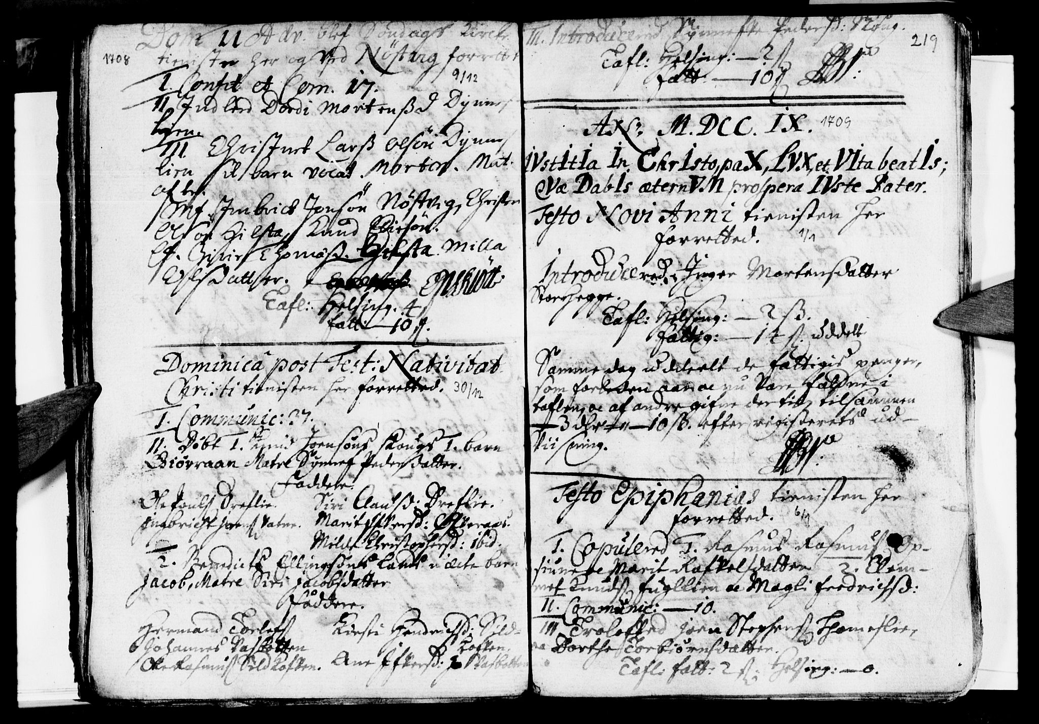 Ministerialprotokoller, klokkerbøker og fødselsregistre - Nordland, AV/SAT-A-1459/814/L0220: Parish register (official) no. 814A01, 1677-1717, p. 219