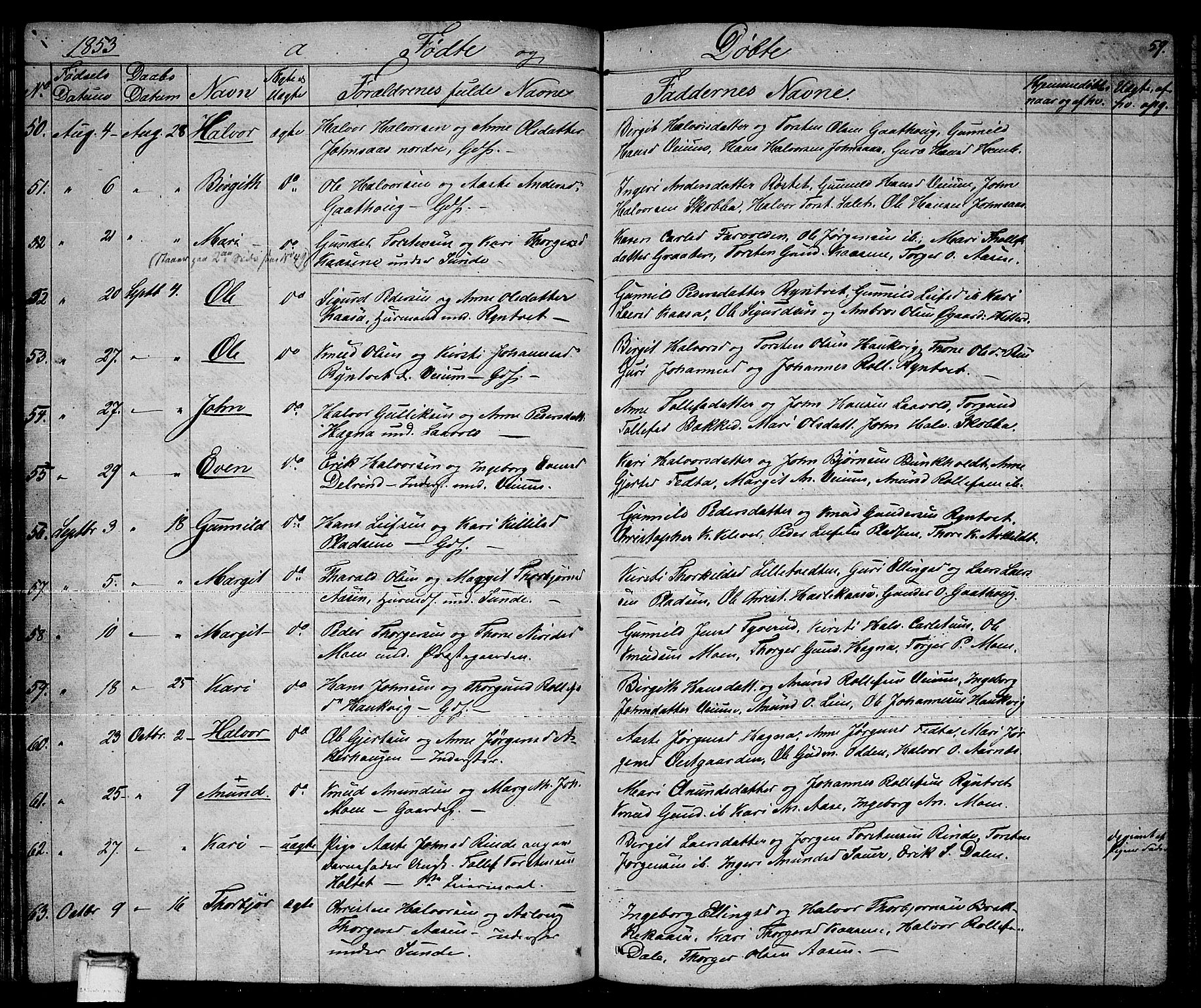 Sauherad kirkebøker, SAKO/A-298/G/Ga/L0002: Parish register (copy) no. I 2, 1842-1866, p. 59