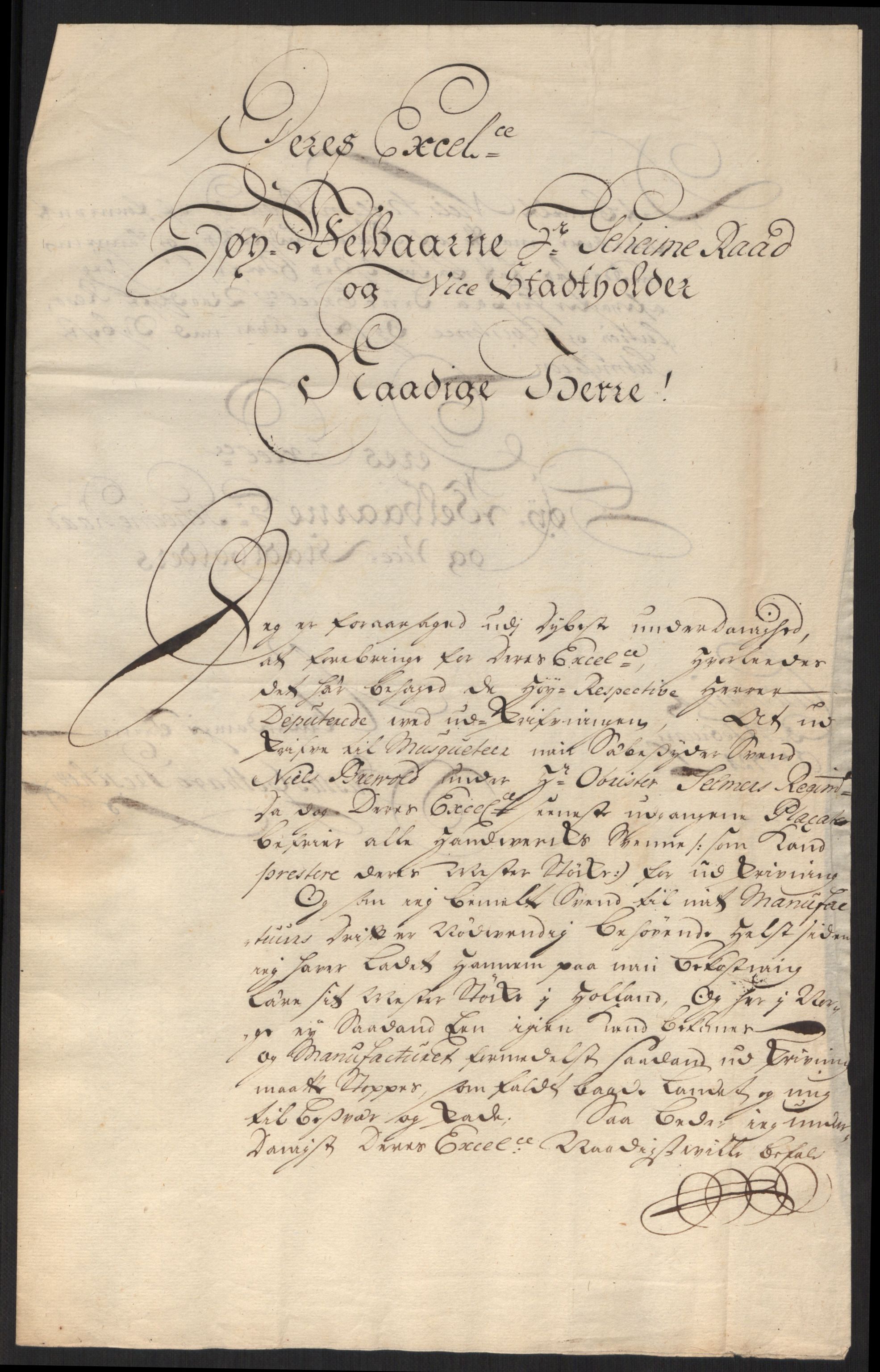 Kommanderende general (KG I) med Det norske krigsdirektorium, AV/RA-EA-5419/D/L0060: Stattholderens, stiftamtmenns og amtmenns brev, 1720-1730, p. 95