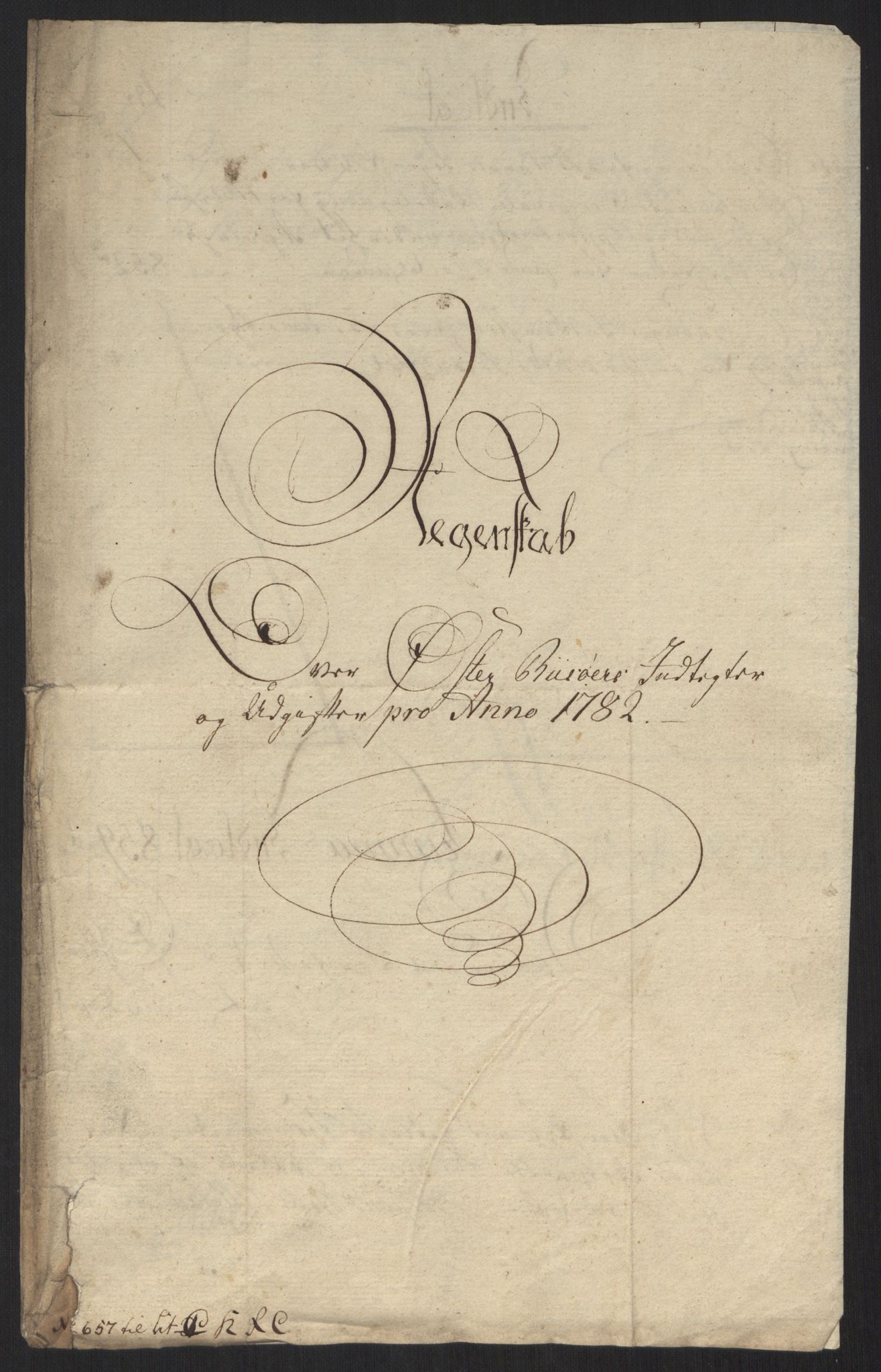 Danske Kanselli 1800-1814, AV/RA-EA-3024/K/Kk/Kka/Kkac/L0233: Kjøpstadregnskap Øster Risør, 1772-1790, p. 1