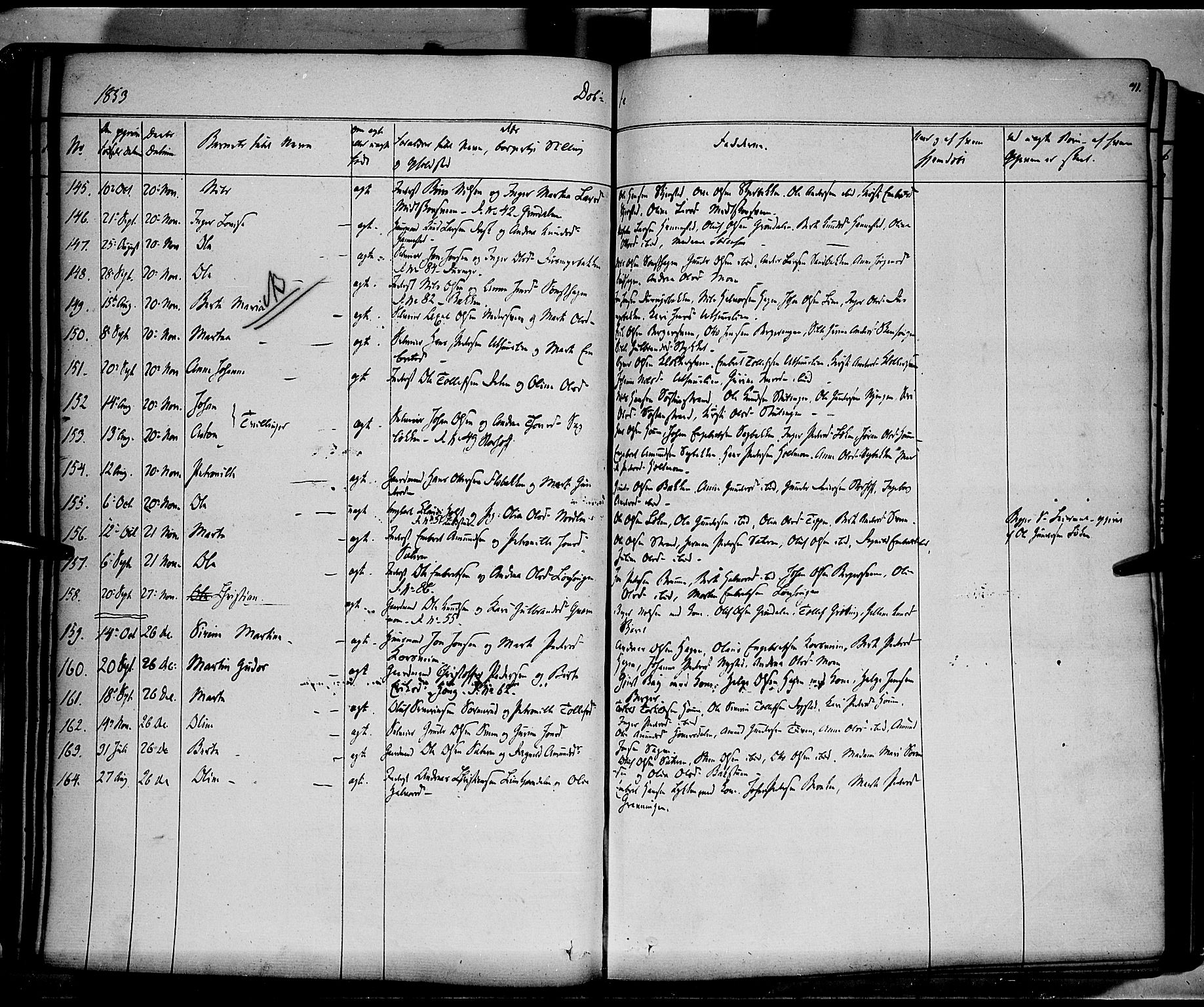 Elverum prestekontor, AV/SAH-PREST-044/H/Ha/Haa/L0009: Parish register (official) no. 9, 1843-1856, p. 71