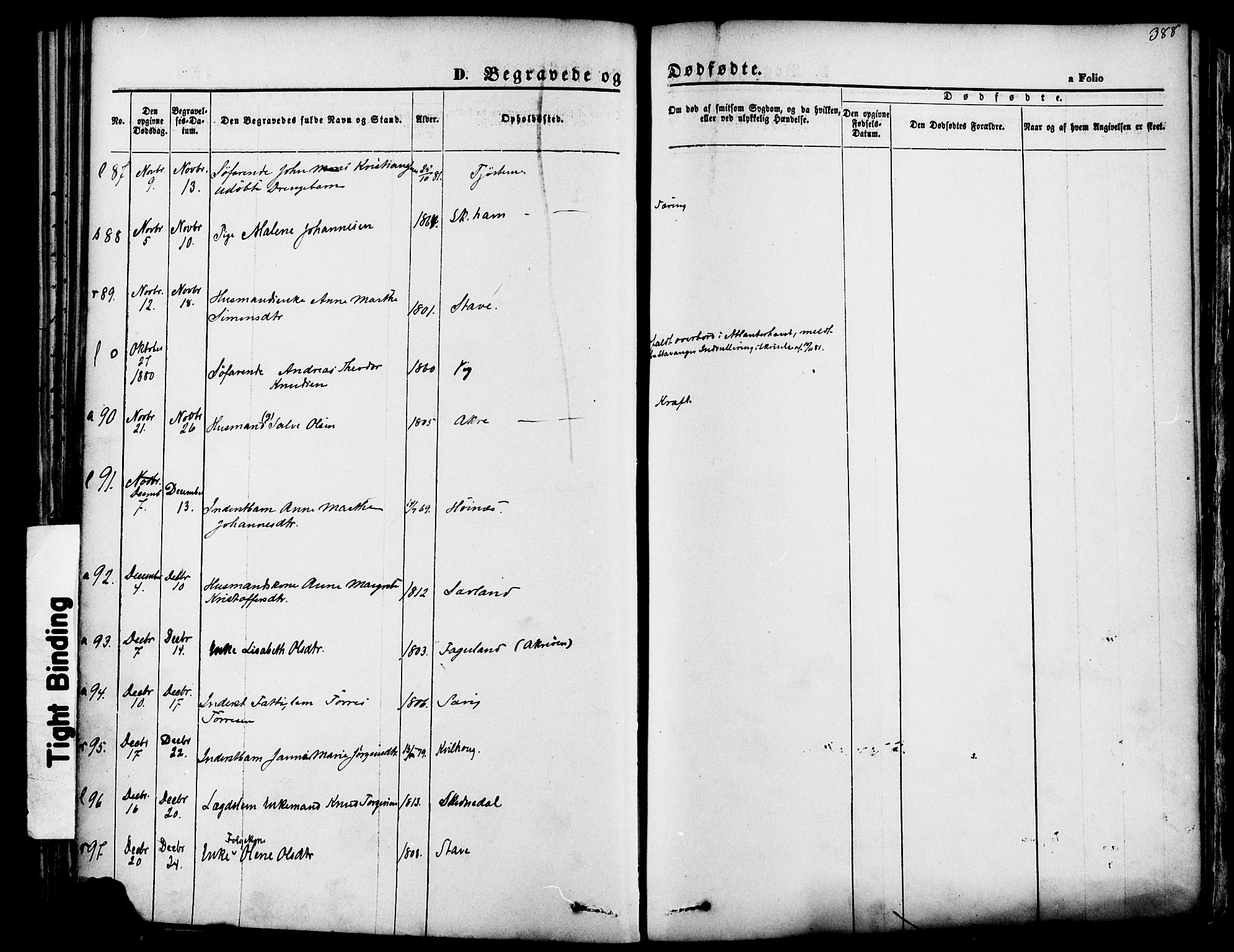 Skudenes sokneprestkontor, AV/SAST-A -101849/H/Ha/Haa/L0006: Parish register (official) no. A 4, 1864-1881, p. 388