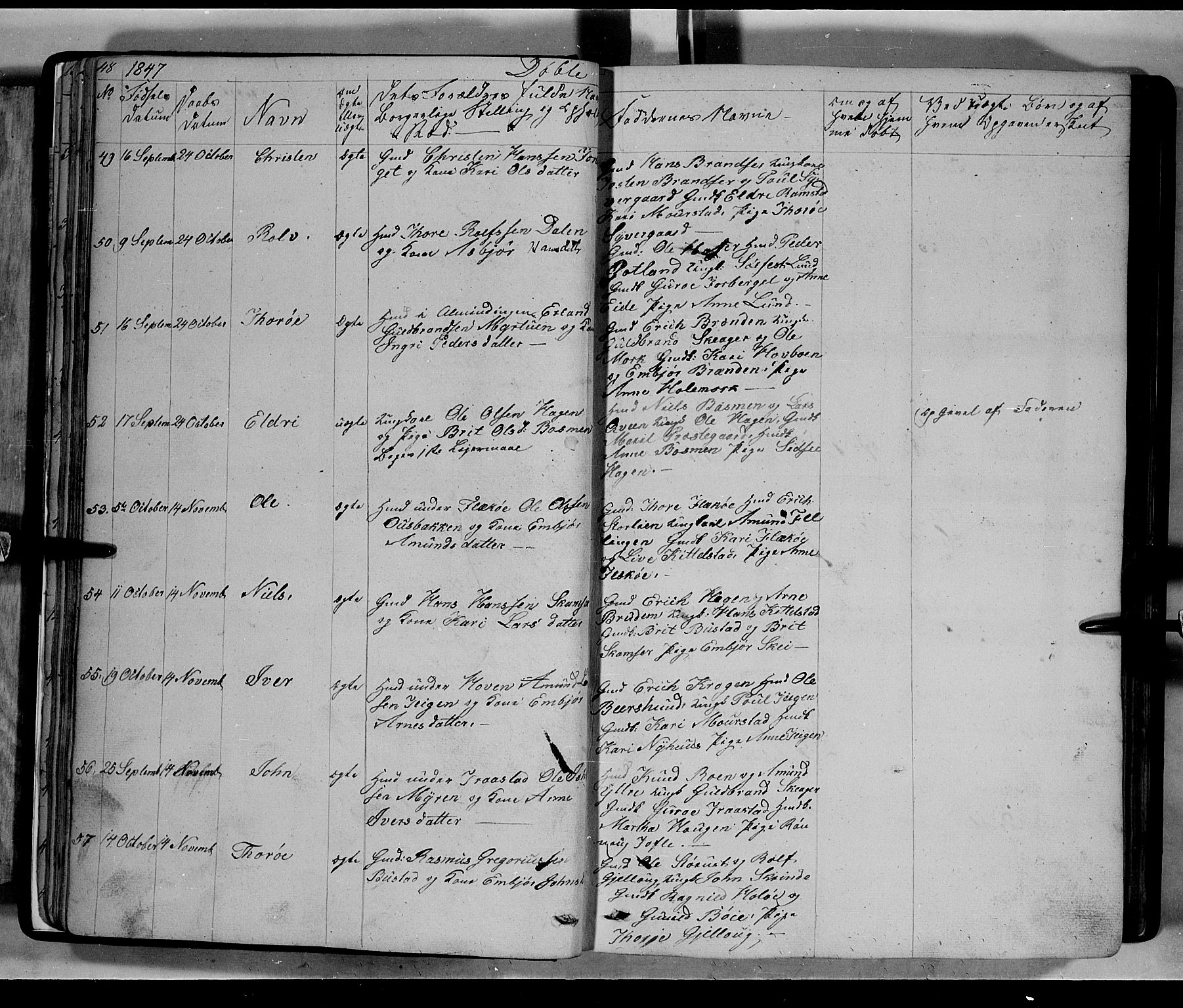 Lom prestekontor, AV/SAH-PREST-070/L/L0004: Parish register (copy) no. 4, 1845-1864, p. 48-49