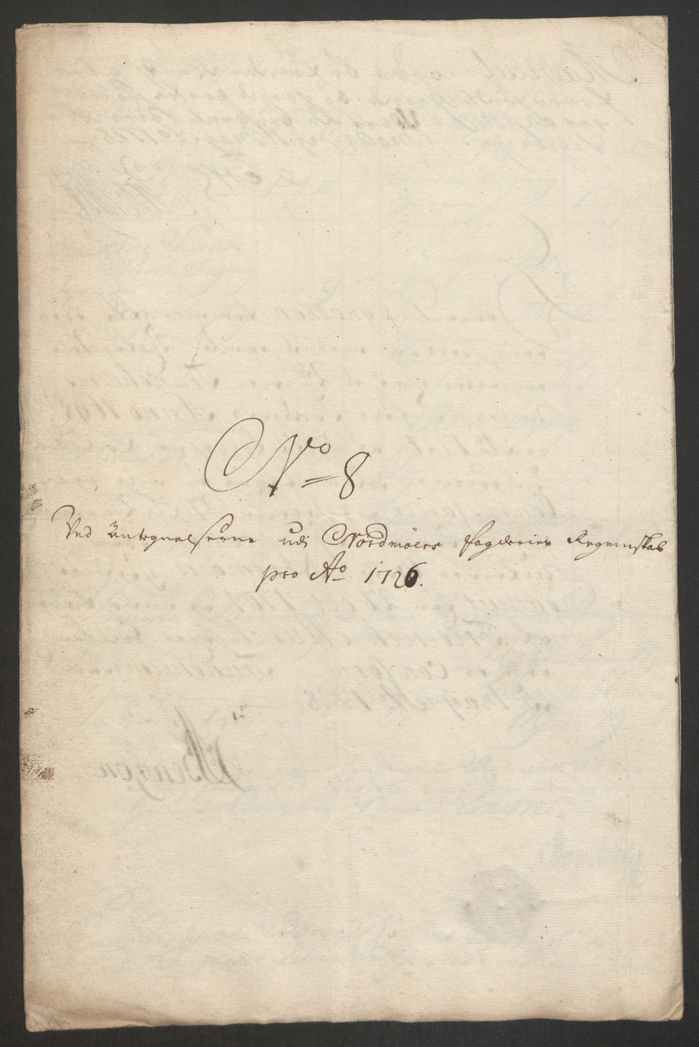 Rentekammeret inntil 1814, Reviderte regnskaper, Fogderegnskap, RA/EA-4092/R56/L3759: Fogderegnskap Nordmøre, 1726, p. 363