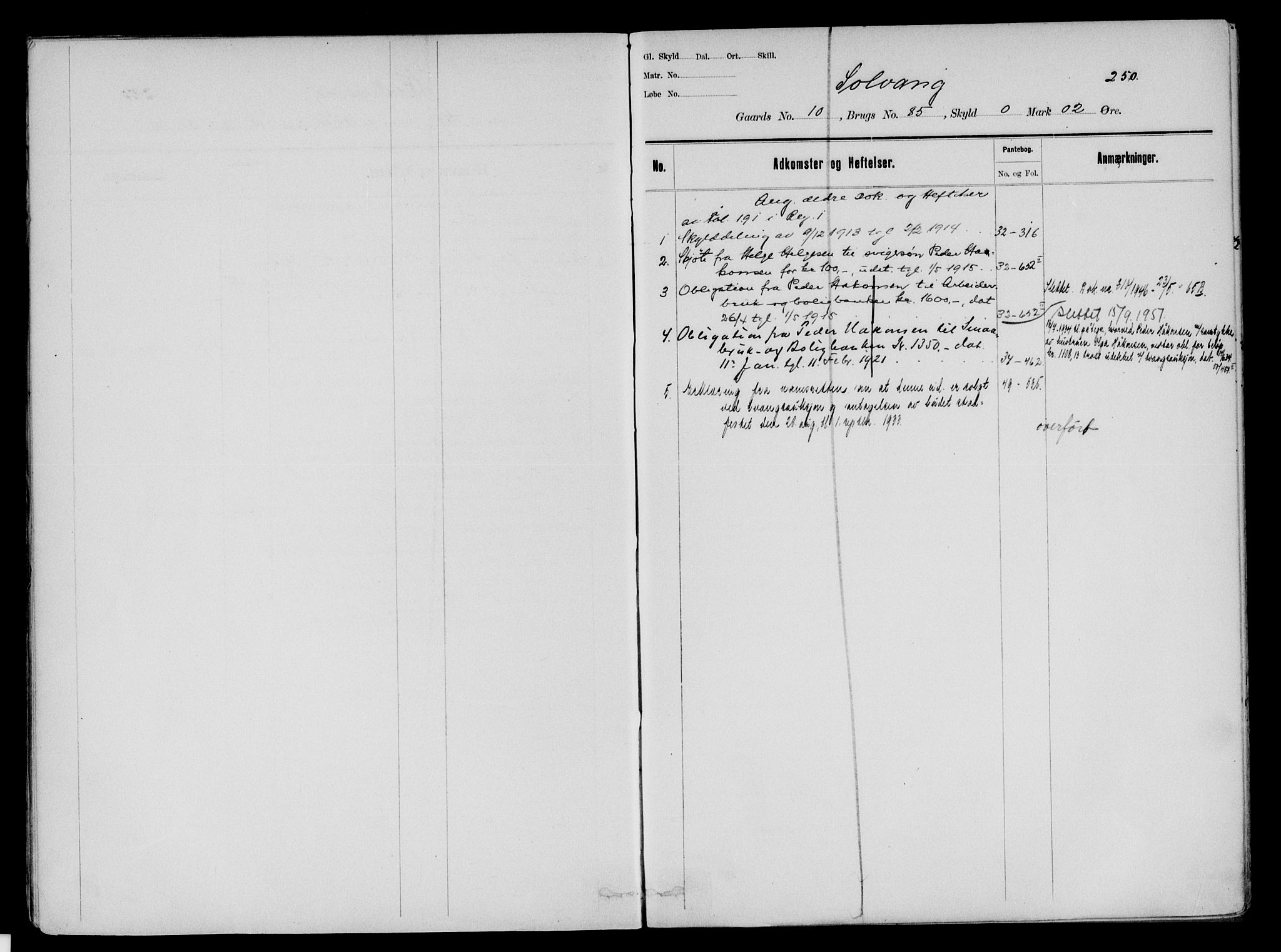 Sør-Østerdal sorenskriveri, AV/SAH-TING-018/H/Ha/Had/L0060: Mortgage register no. 3, 1850-1950, p. 250