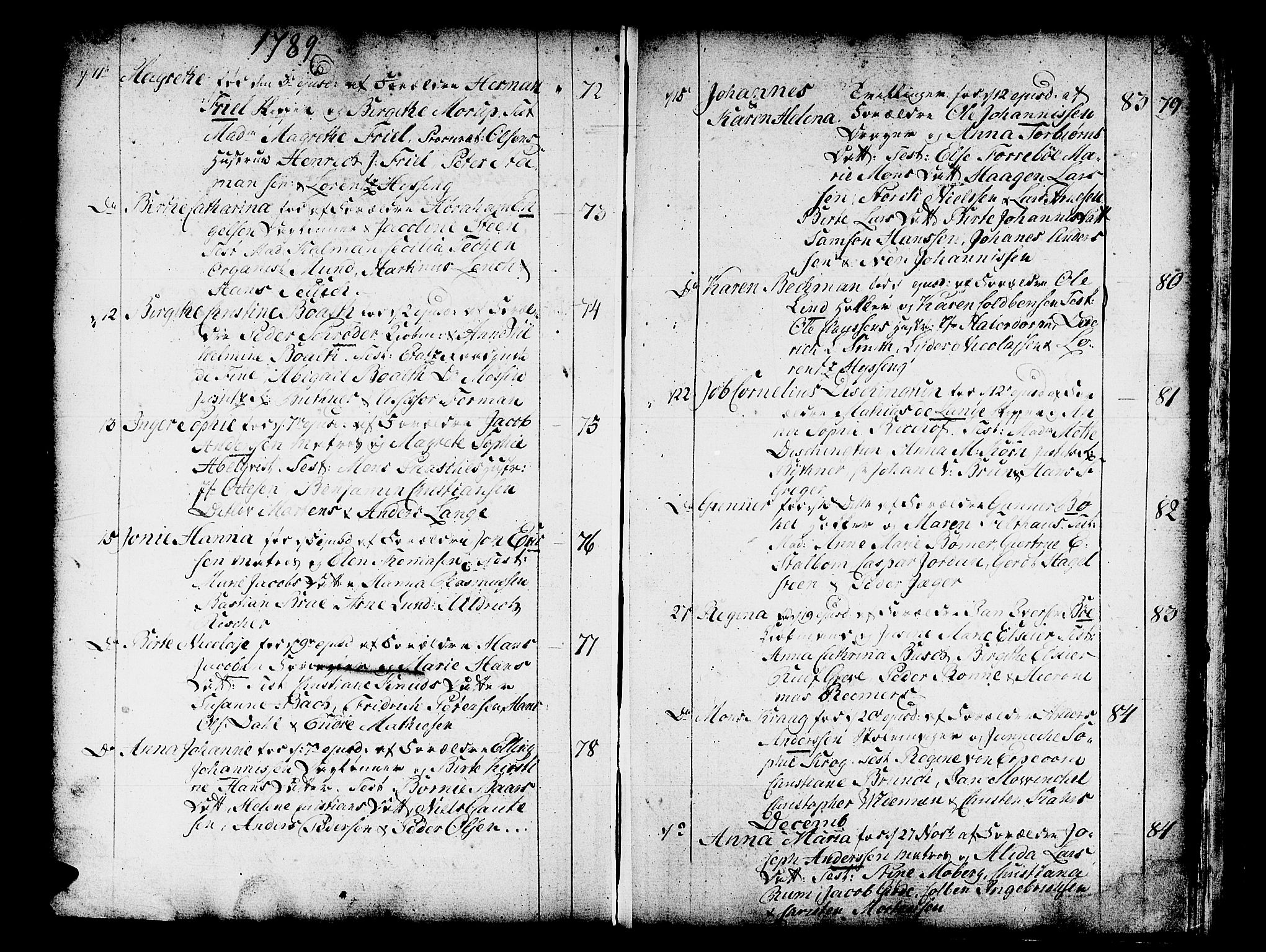 Domkirken sokneprestembete, AV/SAB-A-74801/H/Haa/L0003: Parish register (official) no. A 3, 1758-1789, p. 326-327