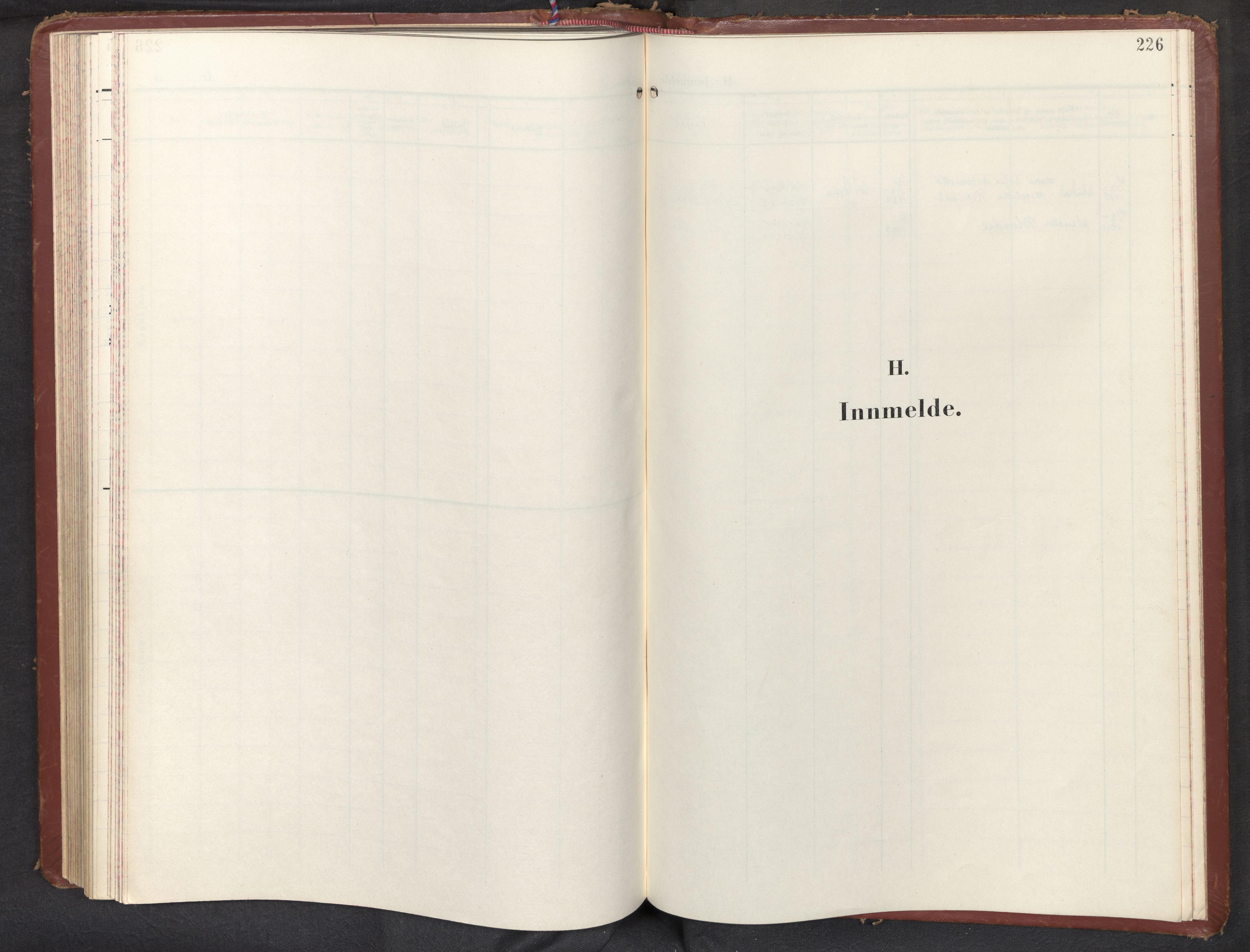 Haus sokneprestembete, AV/SAB-A-75601/H/Haa: Parish register (official) no. E 2, 1953-1964, p. 226