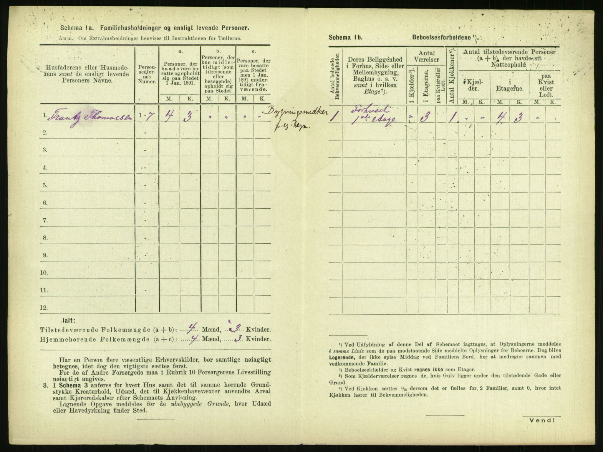 RA, 1891 census for 0806 Skien, 1891, p. 1567